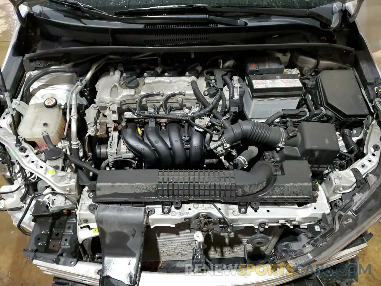 11 fotografías del automóvil dañado 5YFEPMAE3NP283980 TOYOTA COROLLA 2022