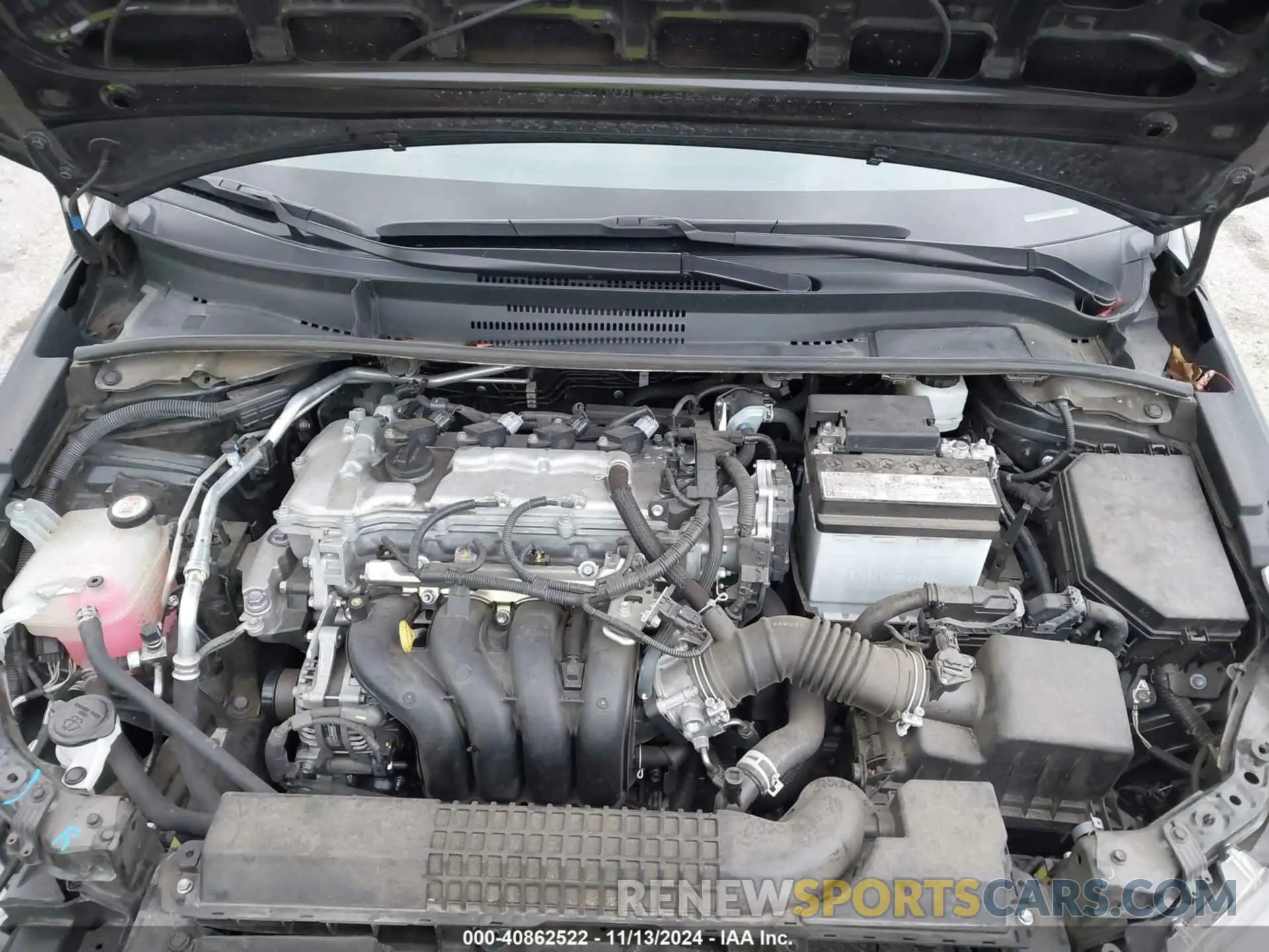 10 fotografías del automóvil dañado 5YFEPMAE3NP287110 TOYOTA COROLLA 2022