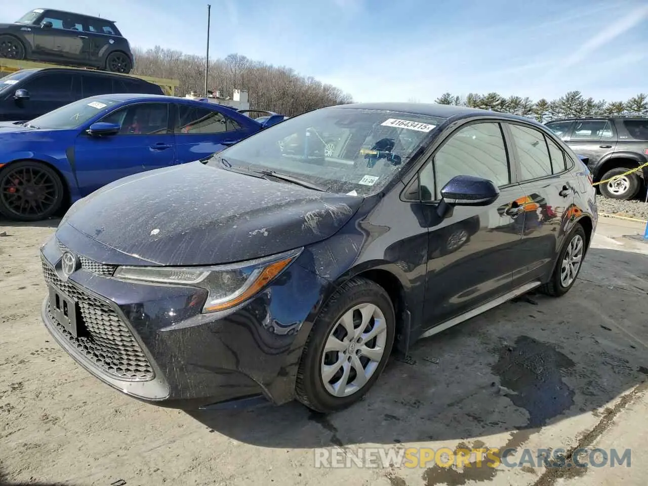 1 fotografías del automóvil dañado 5YFEPMAE3NP289519 TOYOTA COROLLA 2022