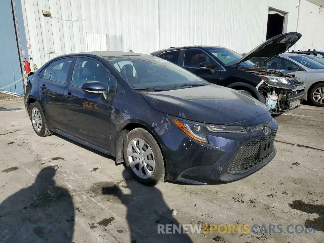 4 fotografías del automóvil dañado 5YFEPMAE3NP289519 TOYOTA COROLLA 2022