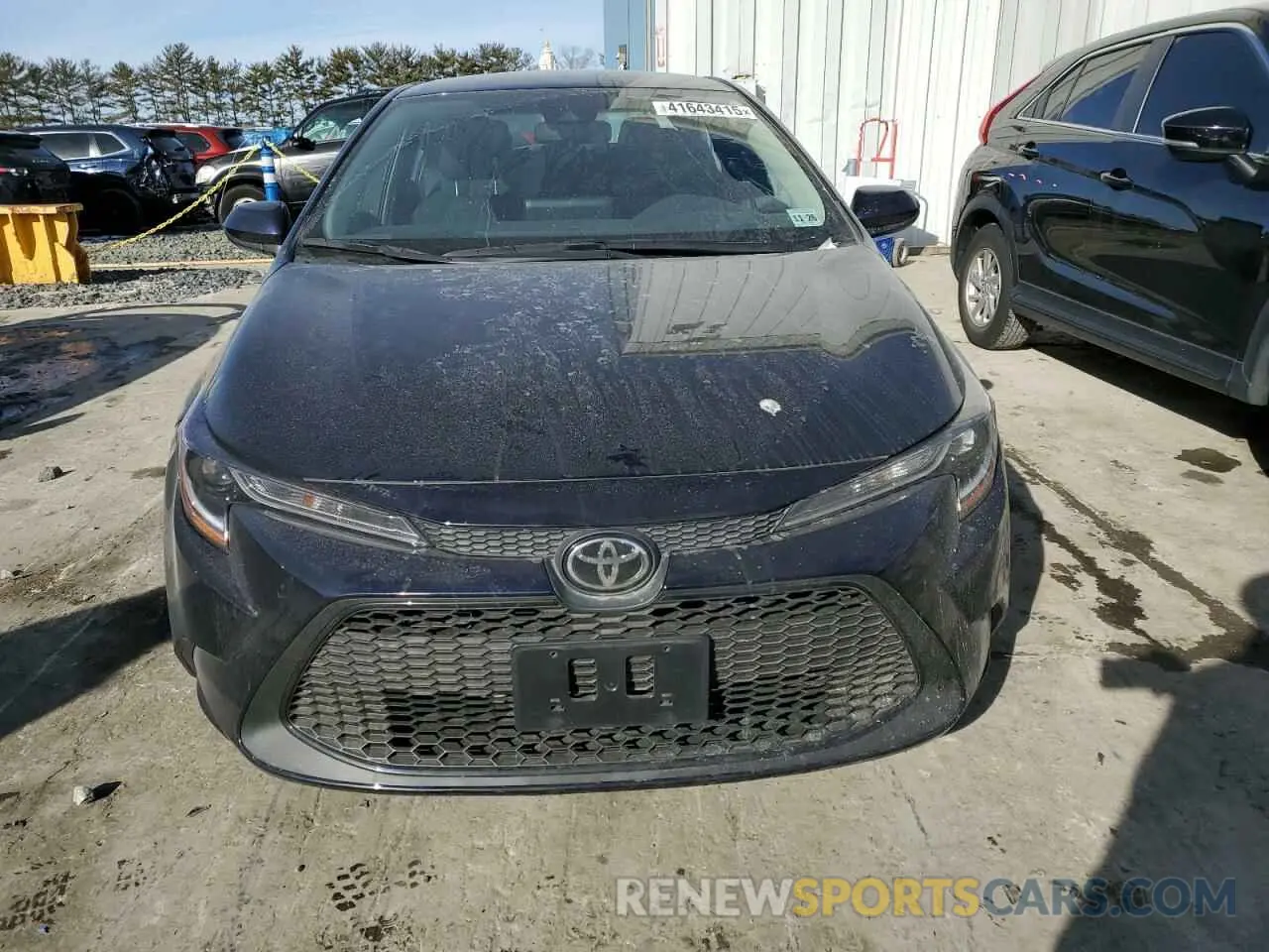 5 fotografías del automóvil dañado 5YFEPMAE3NP289519 TOYOTA COROLLA 2022