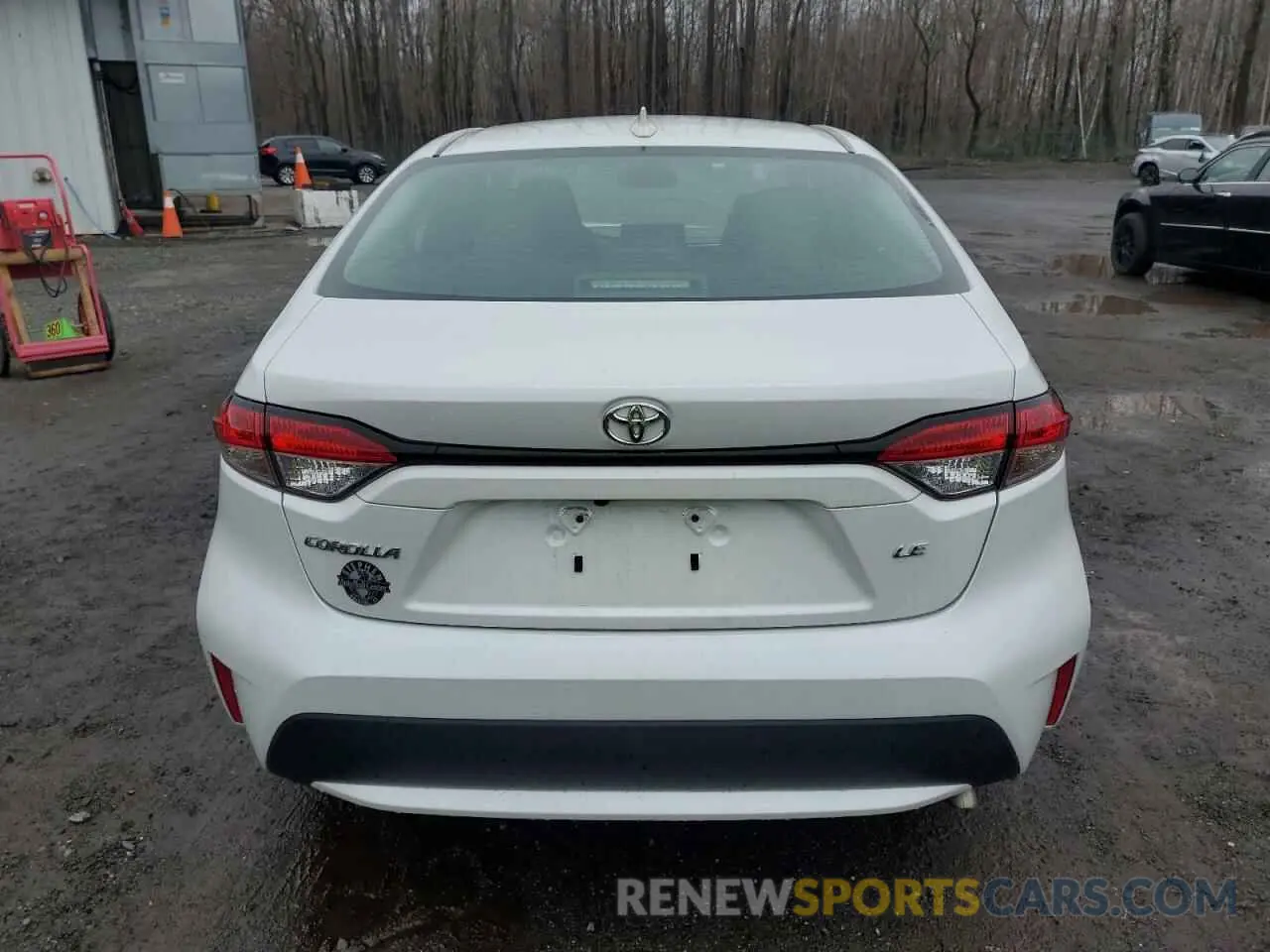 6 fotografías del automóvil dañado 5YFEPMAE3NP292114 TOYOTA COROLLA 2022