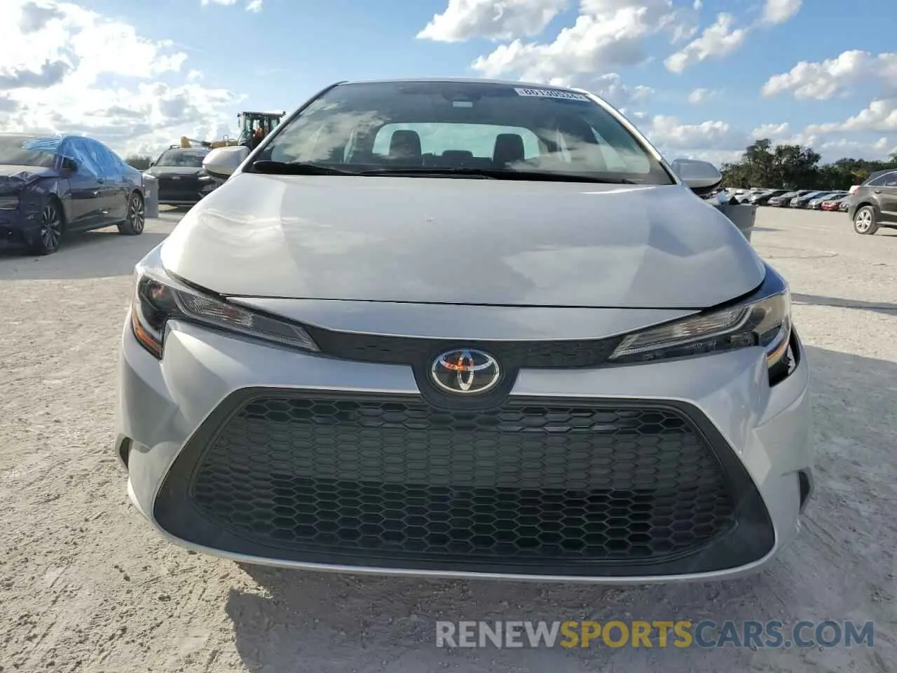 5 fotografías del automóvil dañado 5YFEPMAE3NP295675 TOYOTA COROLLA 2022