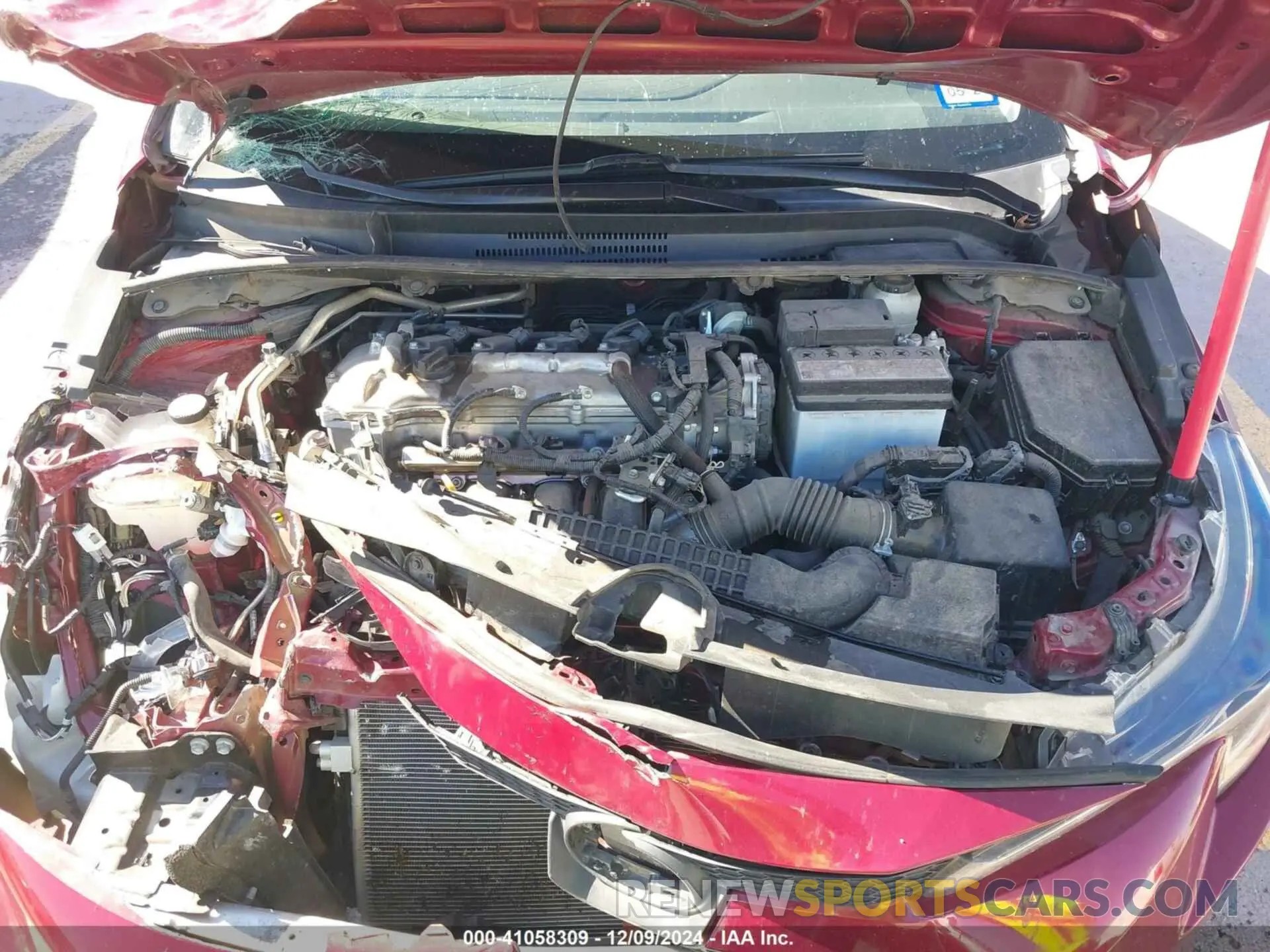 10 fotografías del automóvil dañado 5YFEPMAE3NP333647 TOYOTA COROLLA 2022