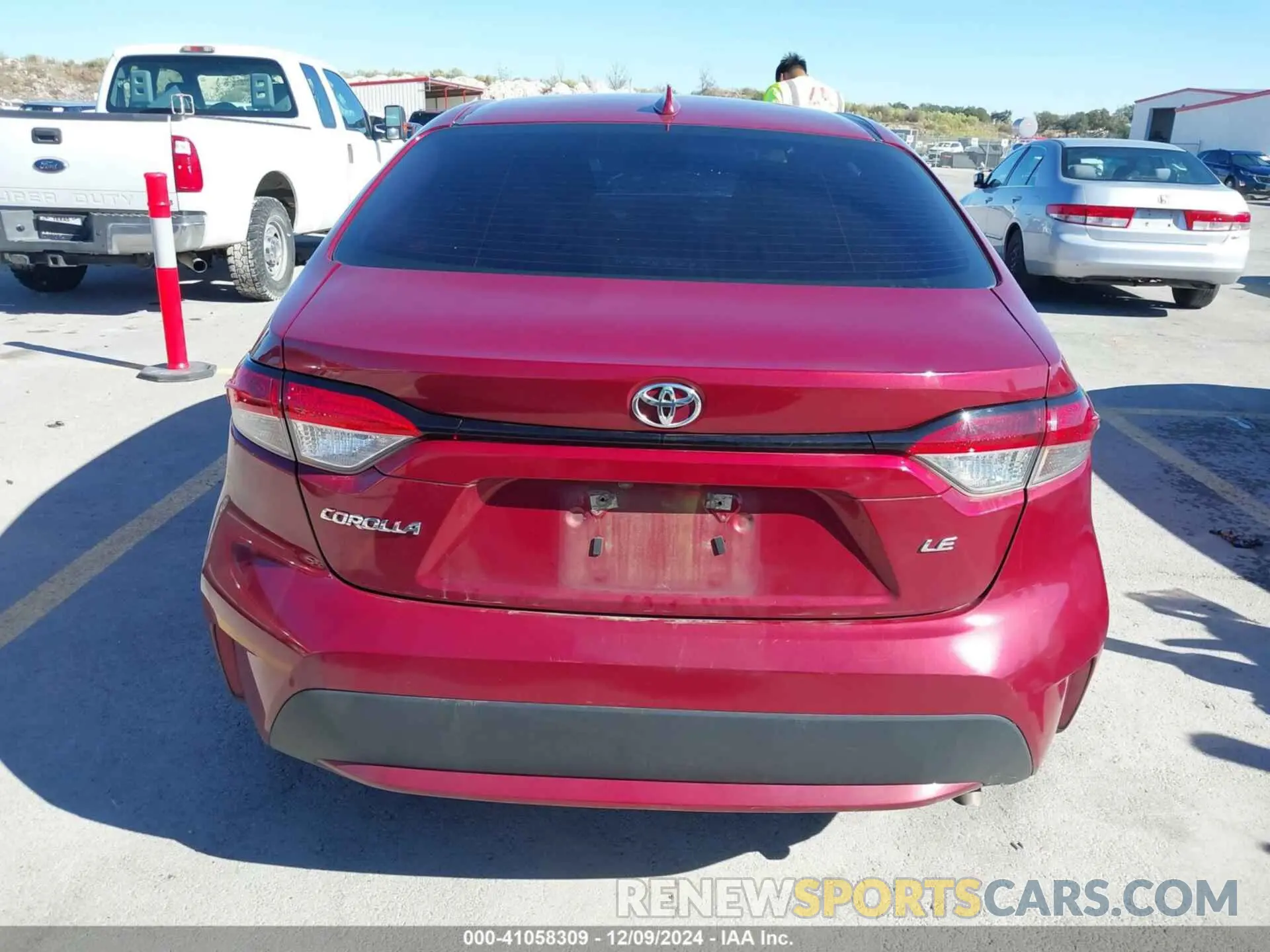 16 fotografías del automóvil dañado 5YFEPMAE3NP333647 TOYOTA COROLLA 2022
