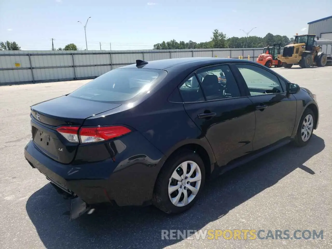 4 fotografías del automóvil dañado 5YFEPMAE3NP334717 TOYOTA COROLLA 2022