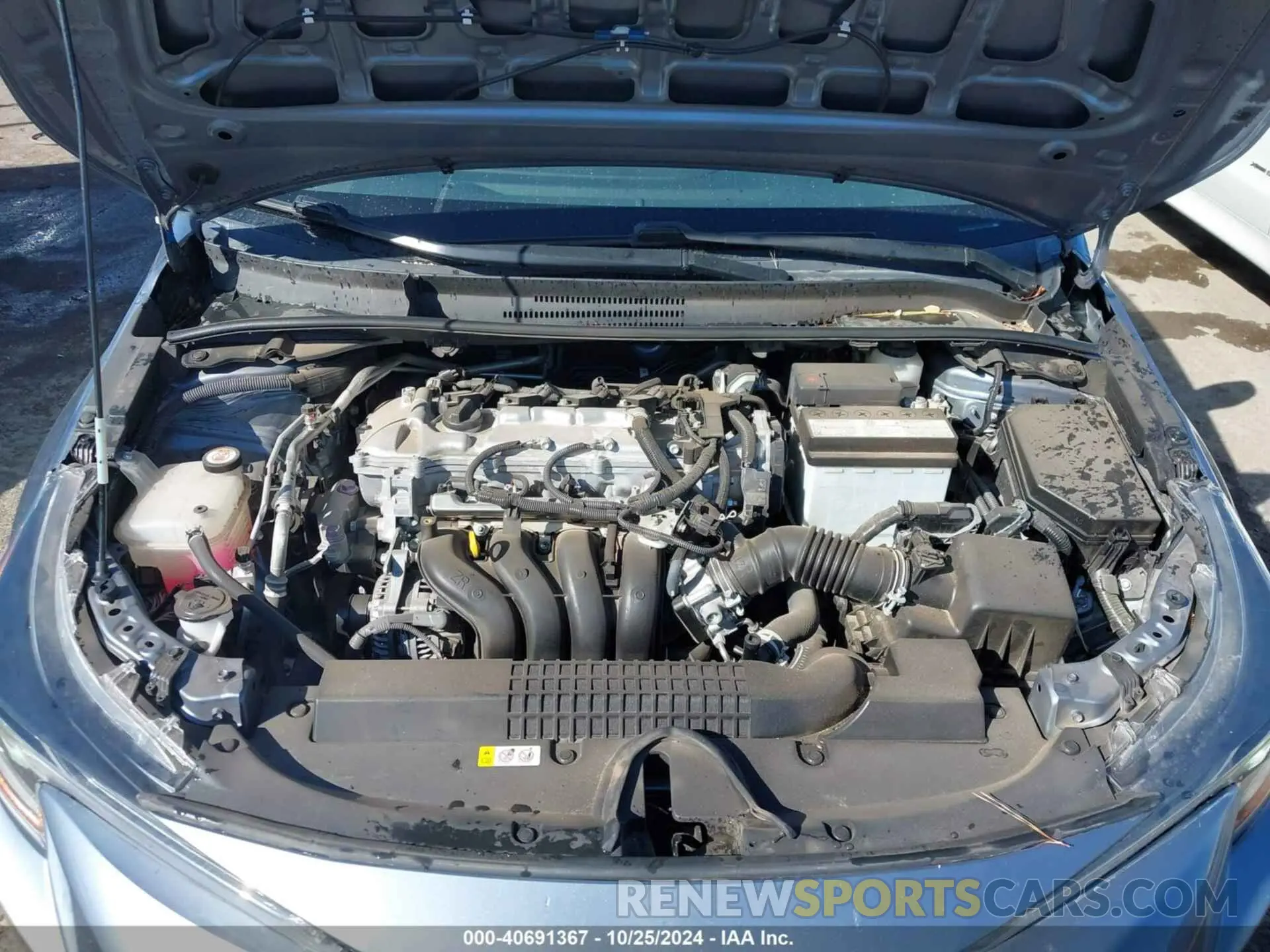 10 fotografías del automóvil dañado 5YFEPMAE3NP335754 TOYOTA COROLLA 2022