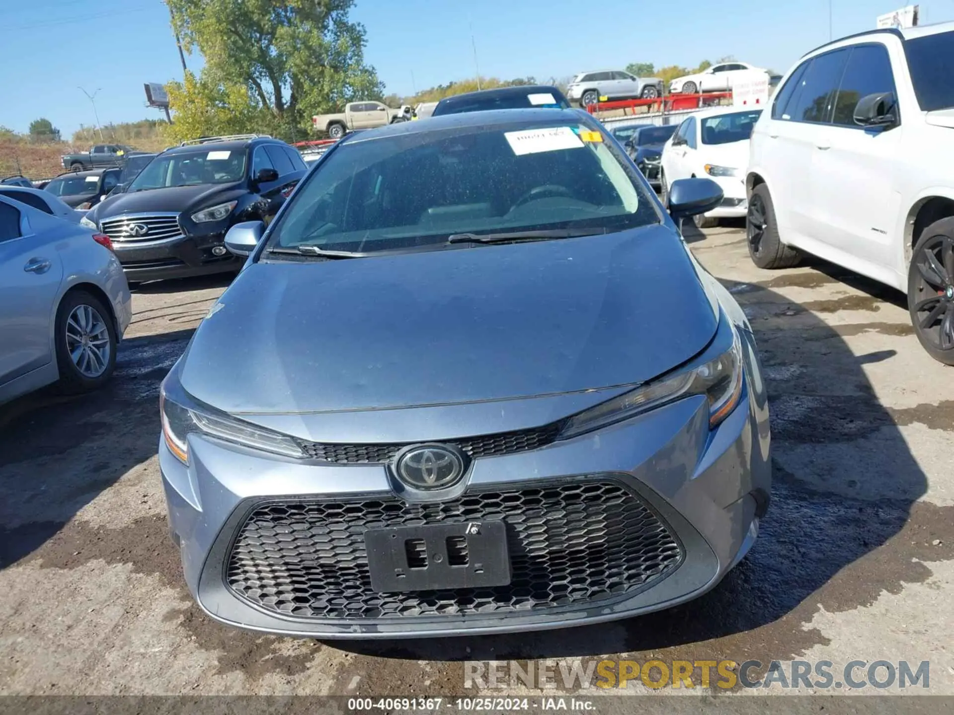 12 fotografías del automóvil dañado 5YFEPMAE3NP335754 TOYOTA COROLLA 2022