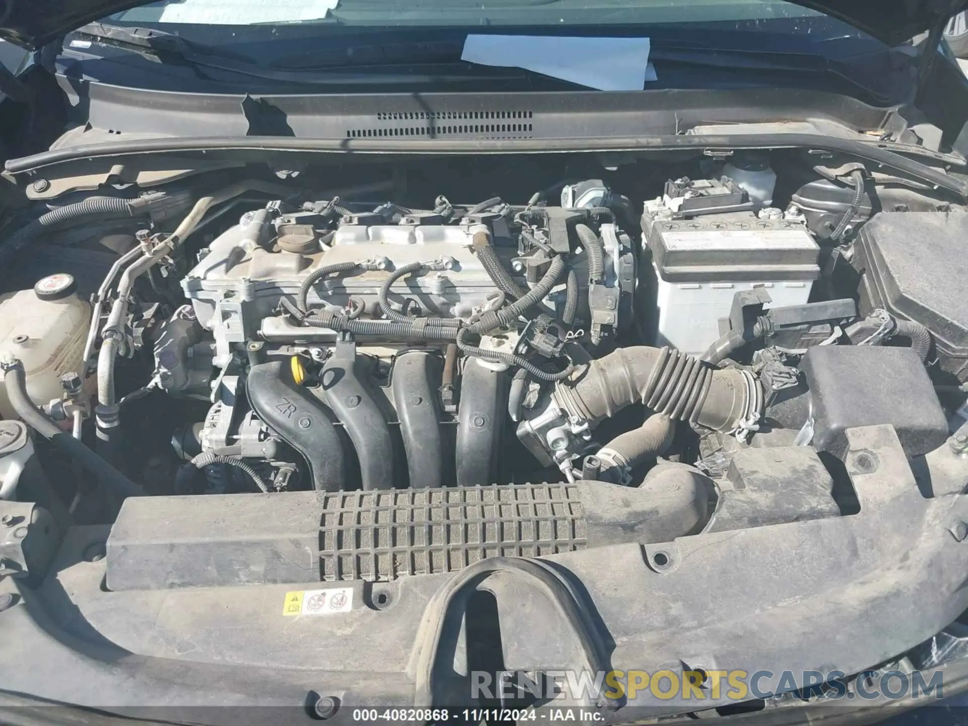 10 fotografías del automóvil dañado 5YFEPMAE3NP339433 TOYOTA COROLLA 2022