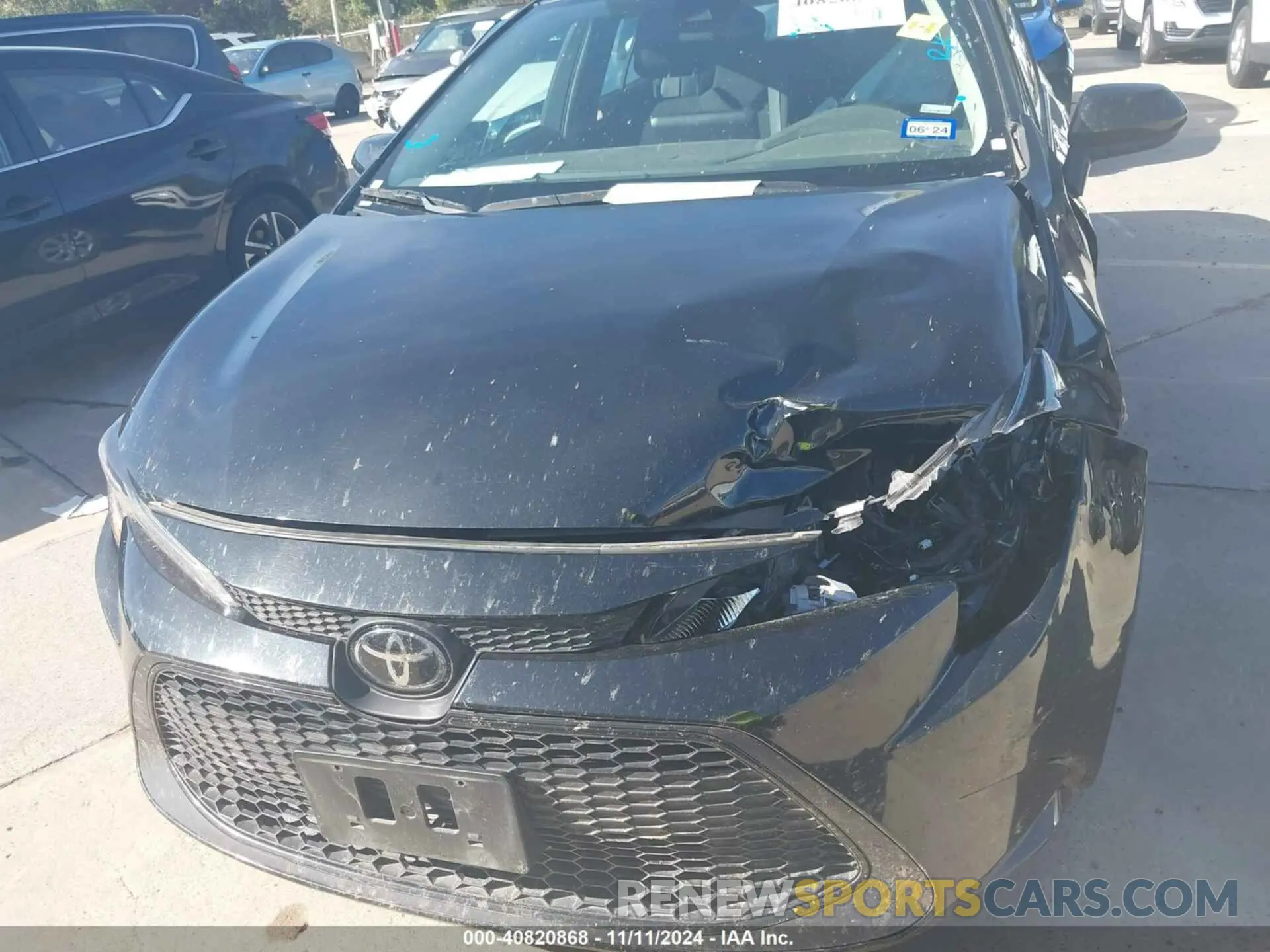 12 fotografías del automóvil dañado 5YFEPMAE3NP339433 TOYOTA COROLLA 2022