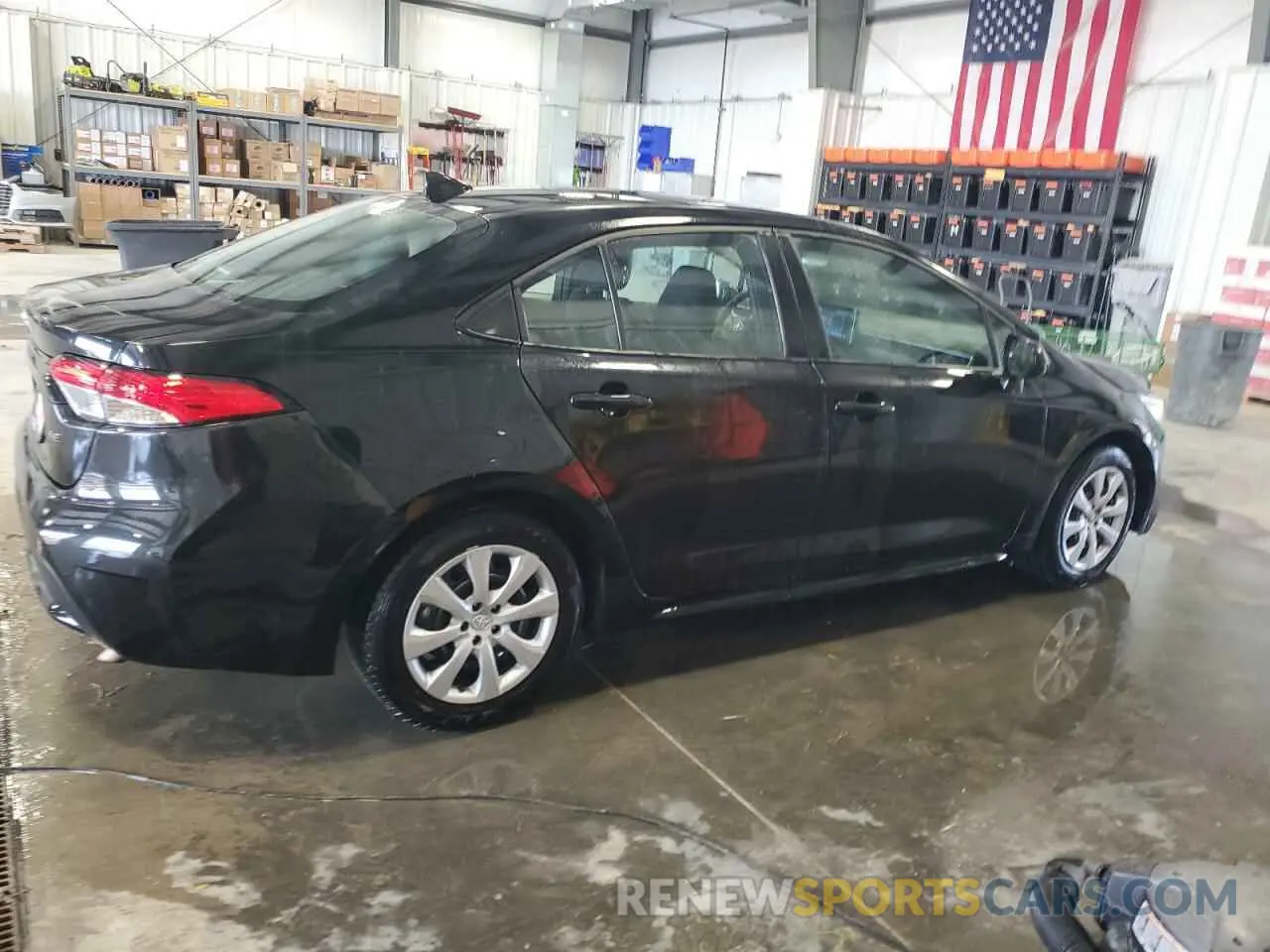 3 fotografías del automóvil dañado 5YFEPMAE3NP340050 TOYOTA COROLLA 2022