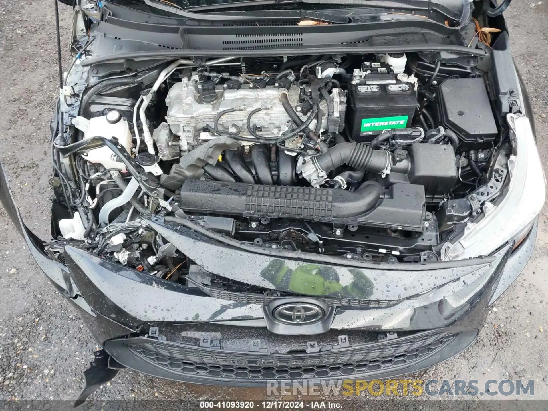 10 fotografías del automóvil dañado 5YFEPMAE3NP340470 TOYOTA COROLLA 2022