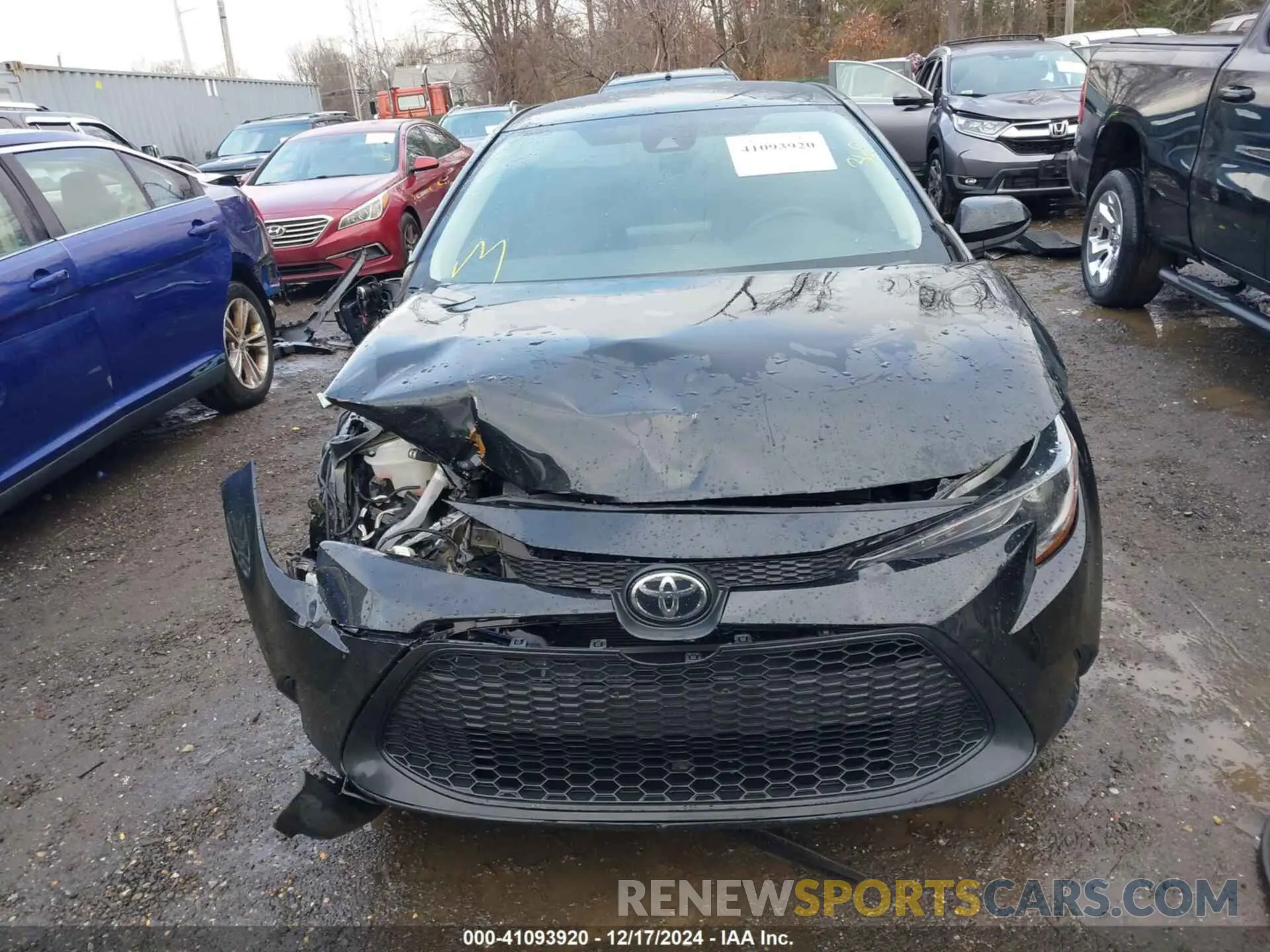 12 fotografías del automóvil dañado 5YFEPMAE3NP340470 TOYOTA COROLLA 2022