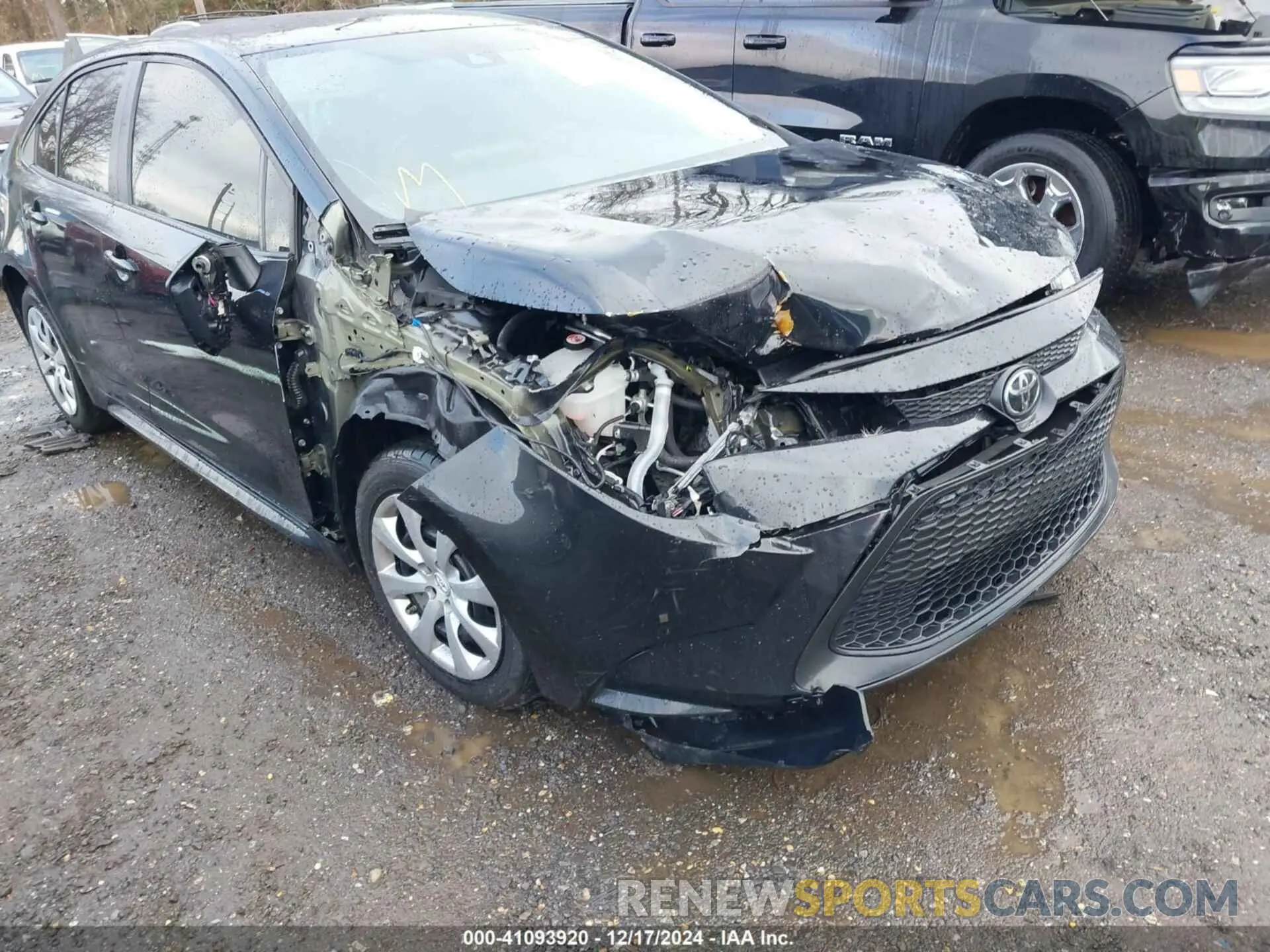 6 fotografías del automóvil dañado 5YFEPMAE3NP340470 TOYOTA COROLLA 2022