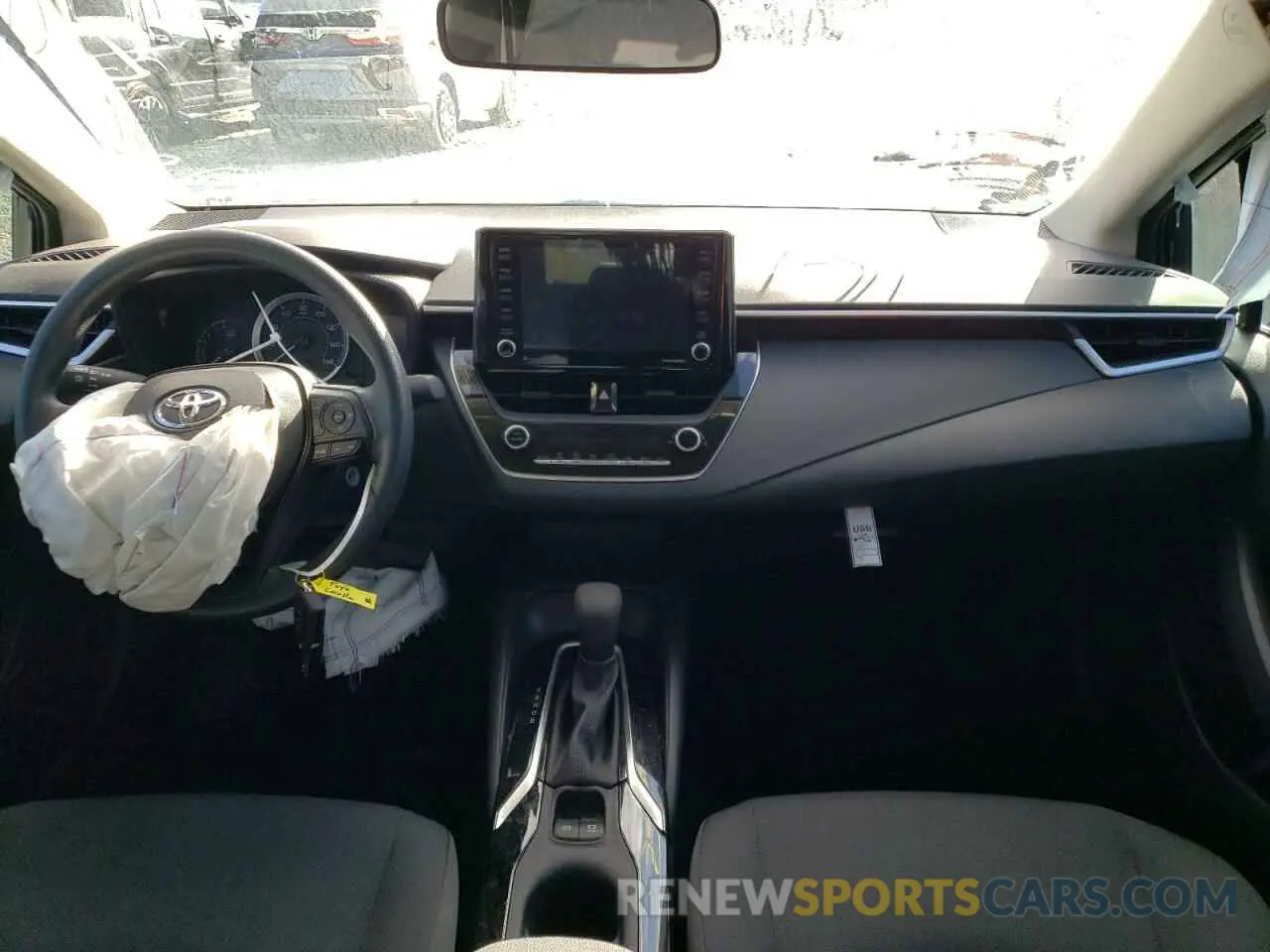 9 fotografías del automóvil dañado 5YFEPMAE3NP340758 TOYOTA COROLLA 2022