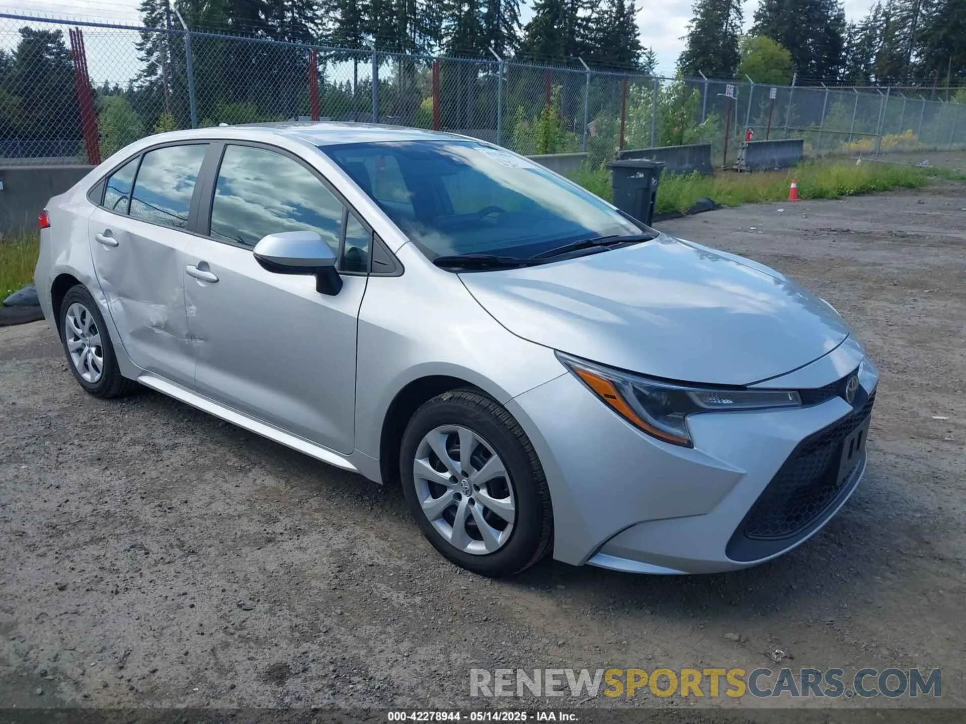 1 fotografías del automóvil dañado 5YFEPMAE3NP341697 TOYOTA COROLLA 2022