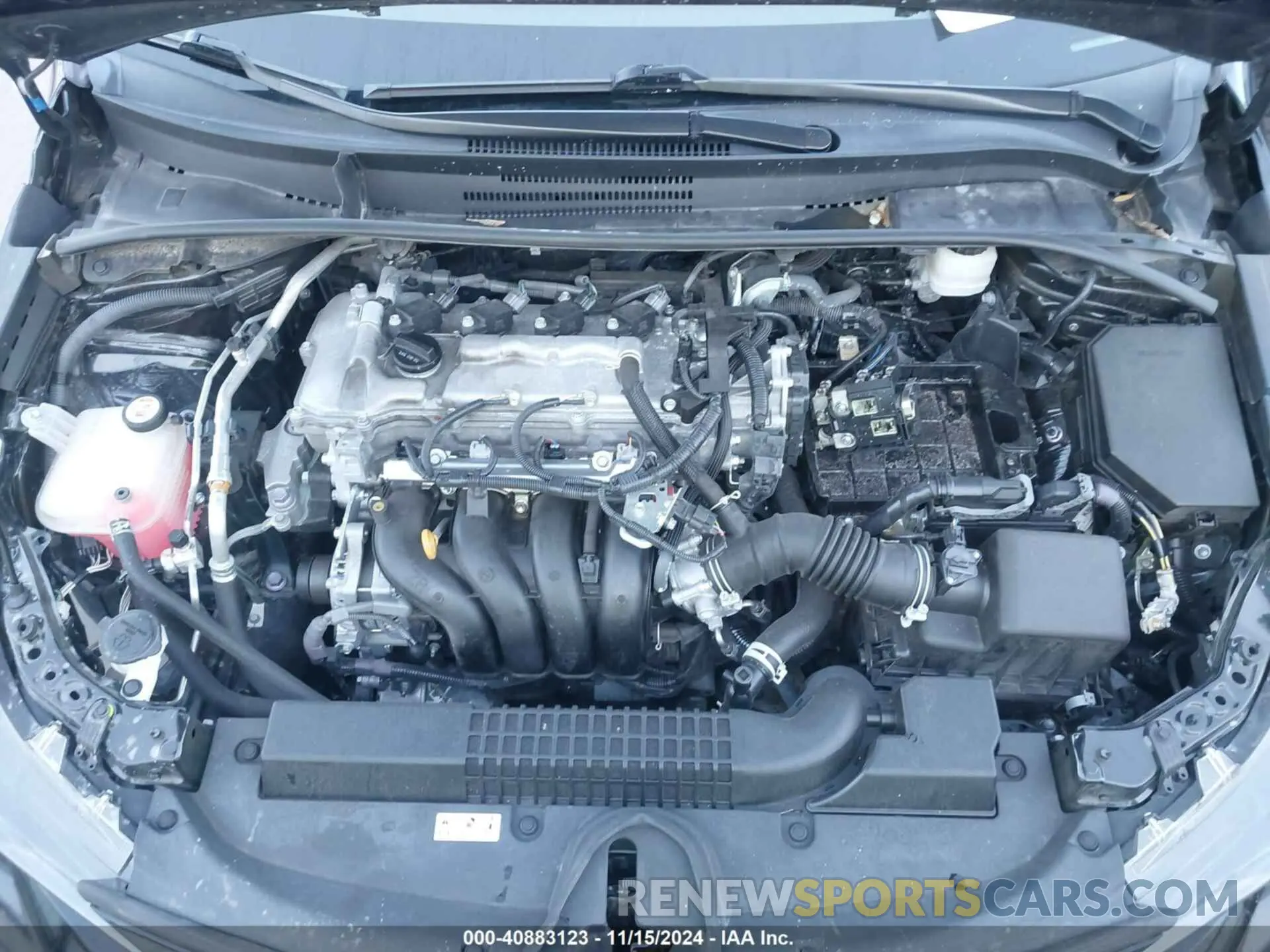 10 fotografías del automóvil dañado 5YFEPMAE3NP342624 TOYOTA COROLLA 2022