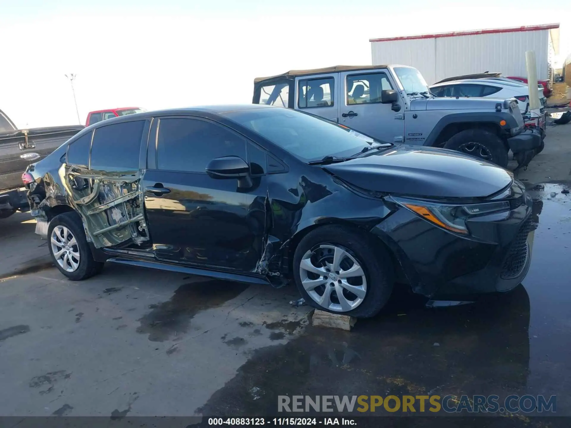 13 fotografías del automóvil dañado 5YFEPMAE3NP342624 TOYOTA COROLLA 2022