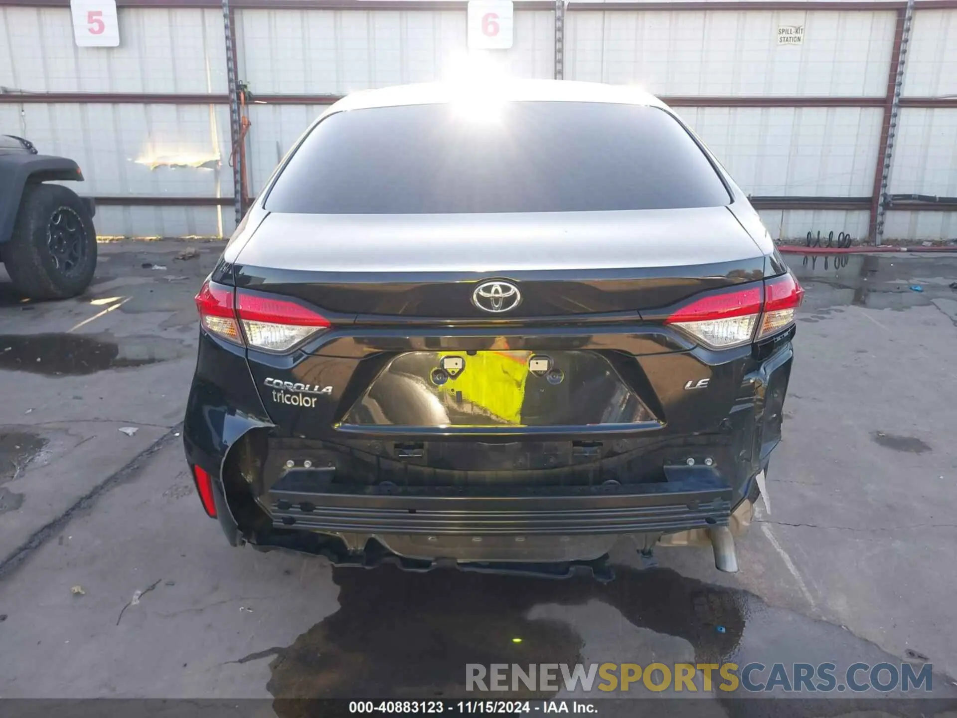 16 fotografías del automóvil dañado 5YFEPMAE3NP342624 TOYOTA COROLLA 2022