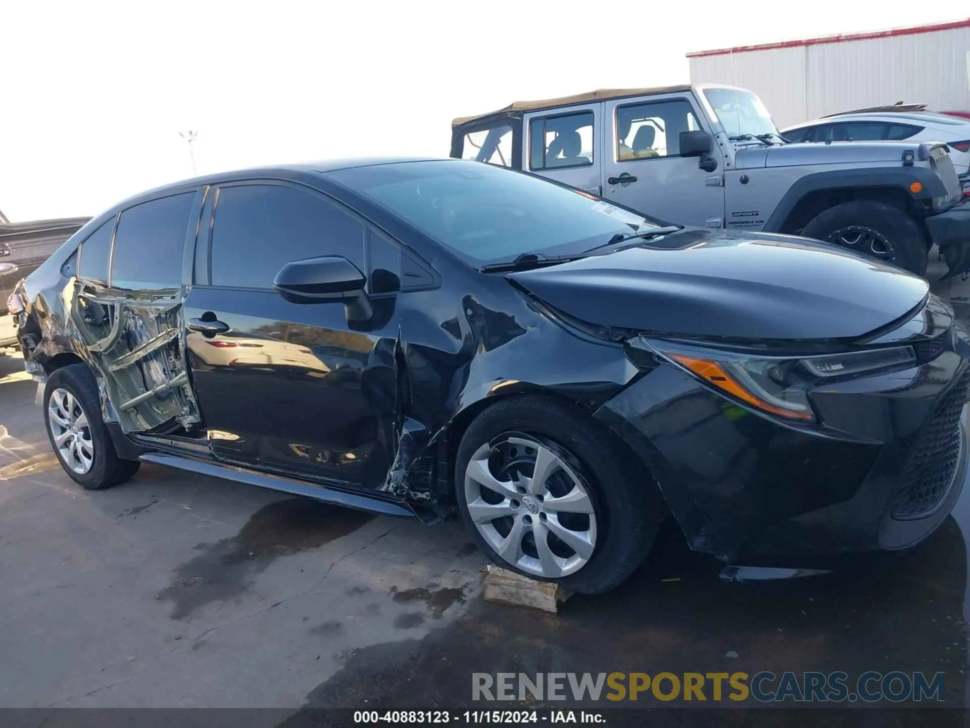 6 fotografías del automóvil dañado 5YFEPMAE3NP342624 TOYOTA COROLLA 2022