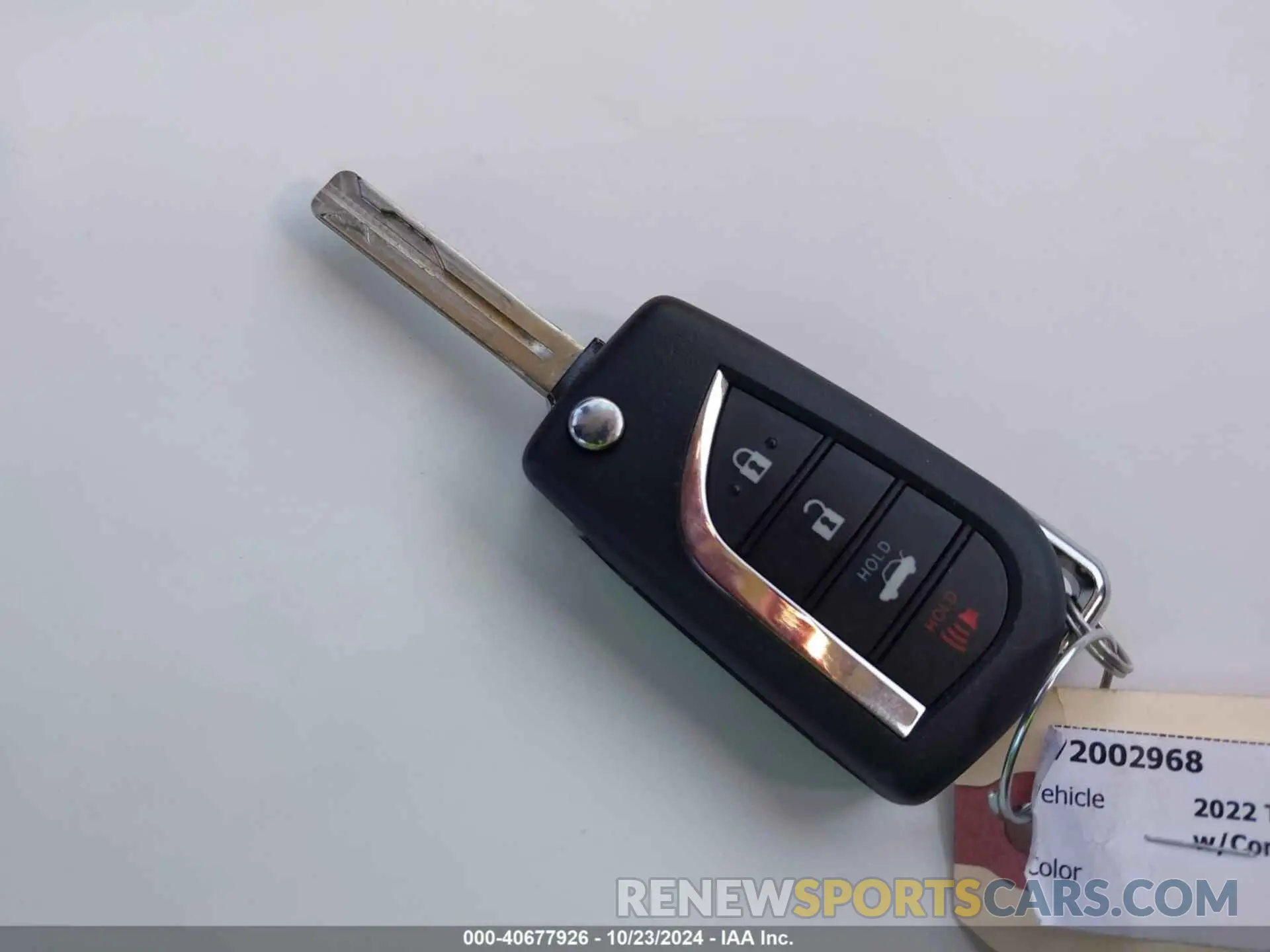 11 fotografías del automóvil dañado 5YFEPMAE3NP349010 TOYOTA COROLLA 2022