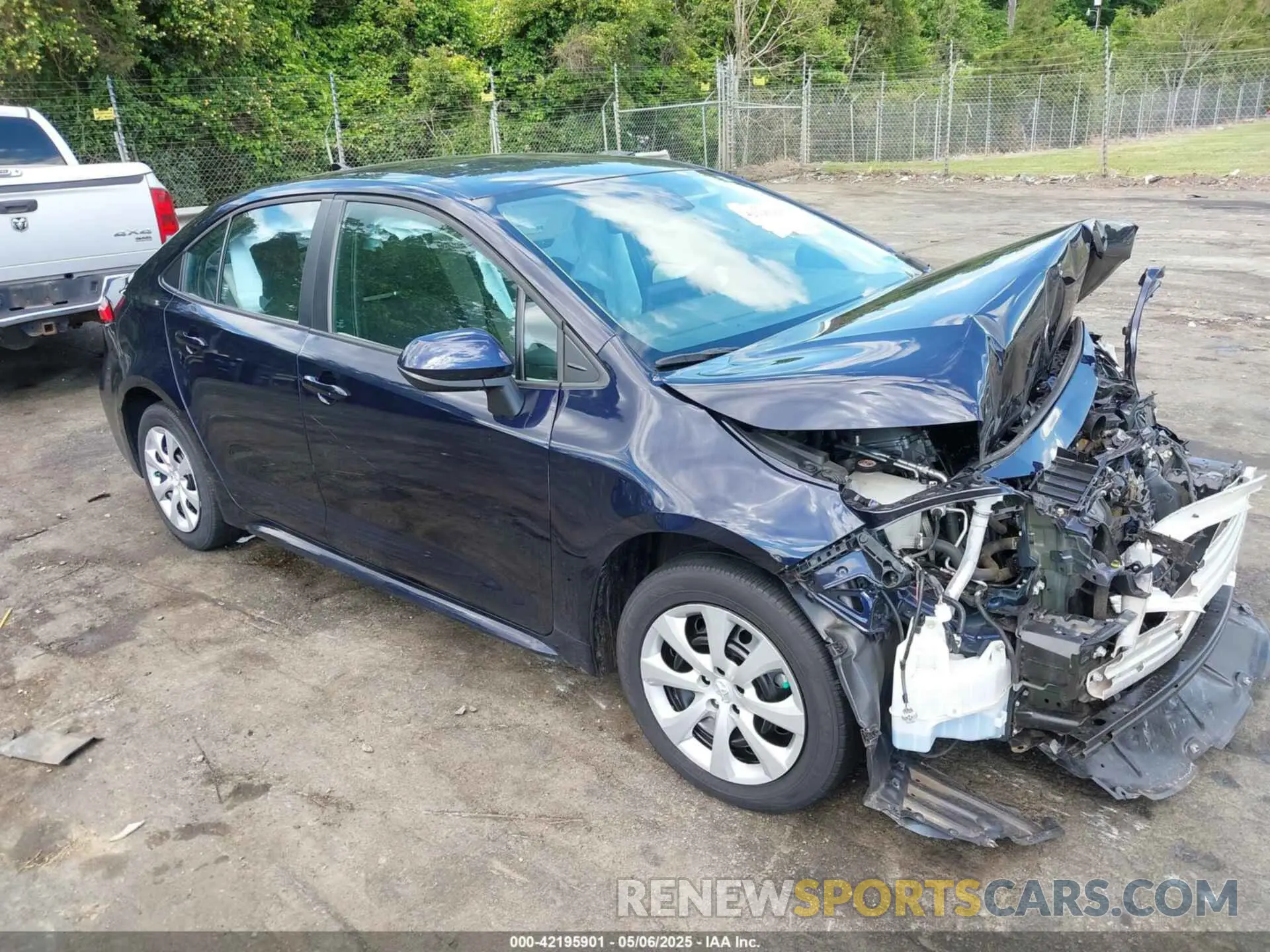1 fotografías del automóvil dañado 5YFEPMAE3NP356037 TOYOTA COROLLA 2022