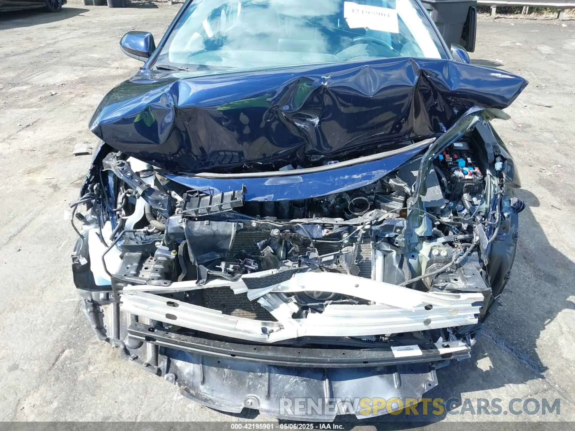 6 fotografías del automóvil dañado 5YFEPMAE3NP356037 TOYOTA COROLLA 2022