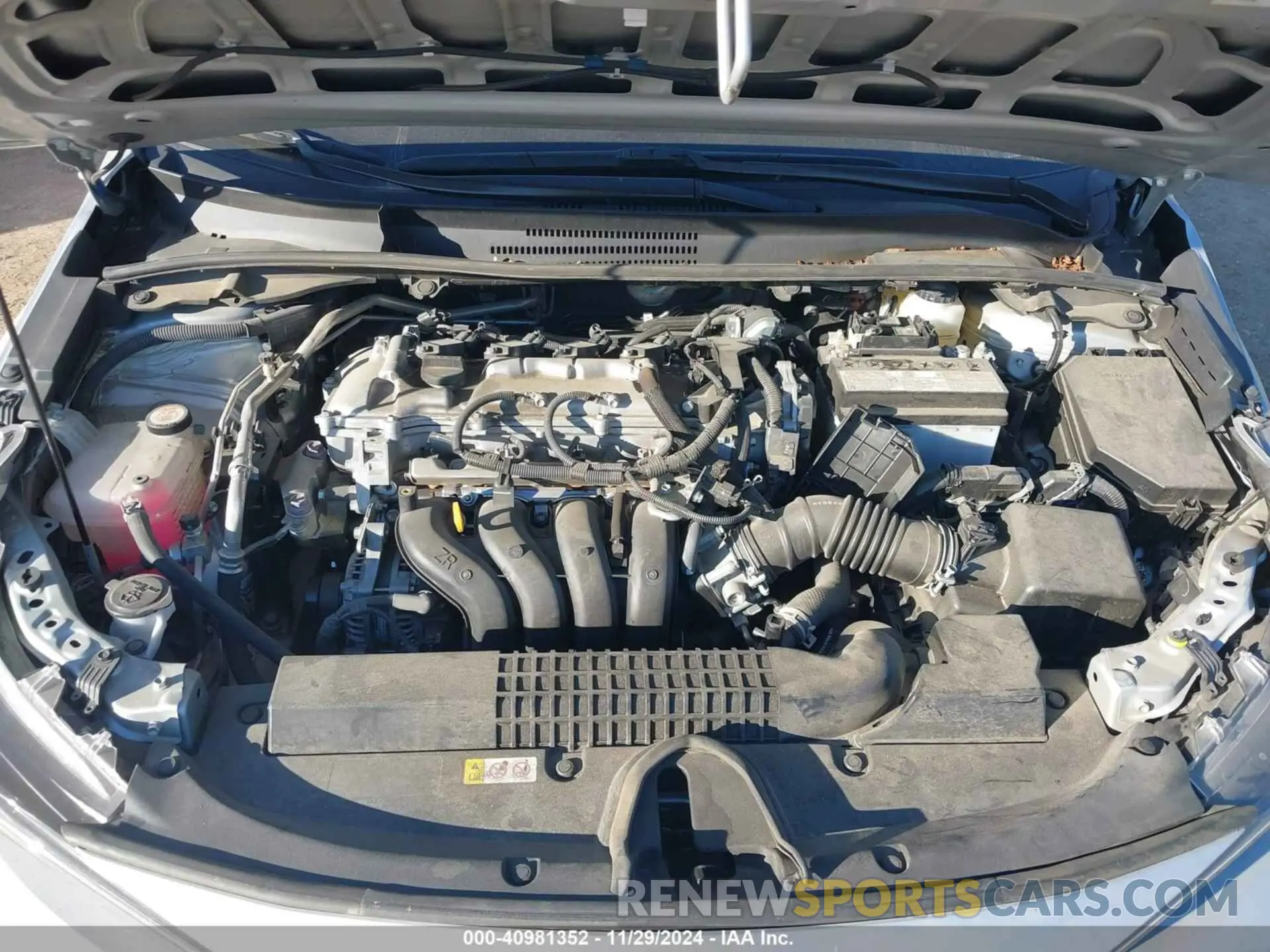 10 fotografías del automóvil dañado 5YFEPMAE3NP358726 TOYOTA COROLLA 2022