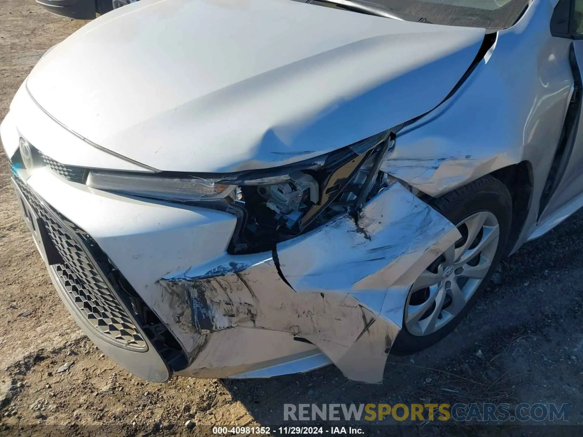 6 fotografías del automóvil dañado 5YFEPMAE3NP358726 TOYOTA COROLLA 2022