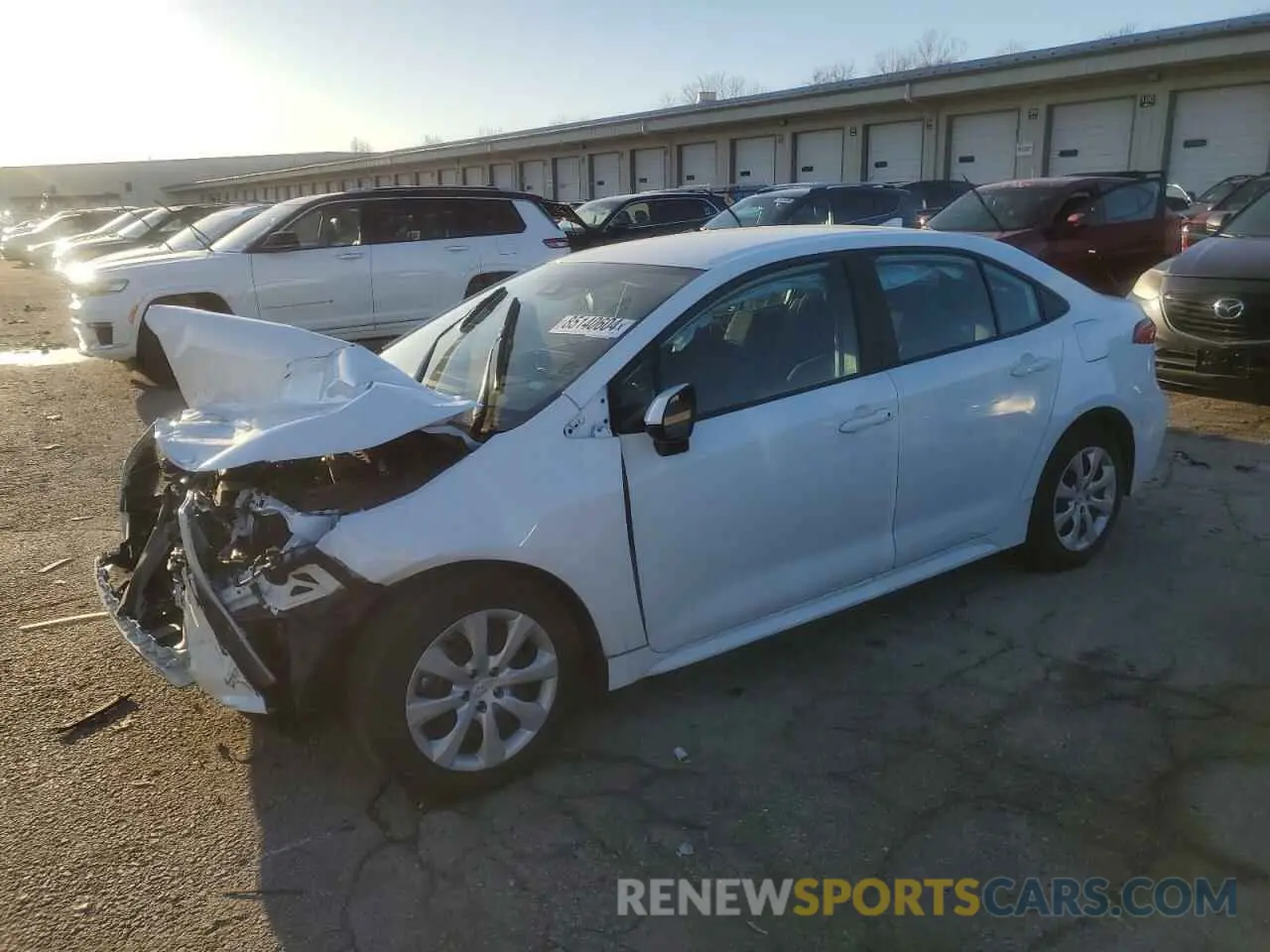 1 fotografías del automóvil dañado 5YFEPMAE3NP359276 TOYOTA COROLLA 2022