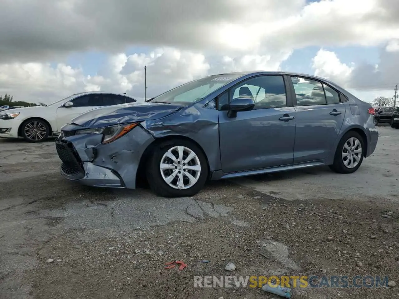1 fotografías del automóvil dañado 5YFEPMAE3NP366745 TOYOTA COROLLA 2022