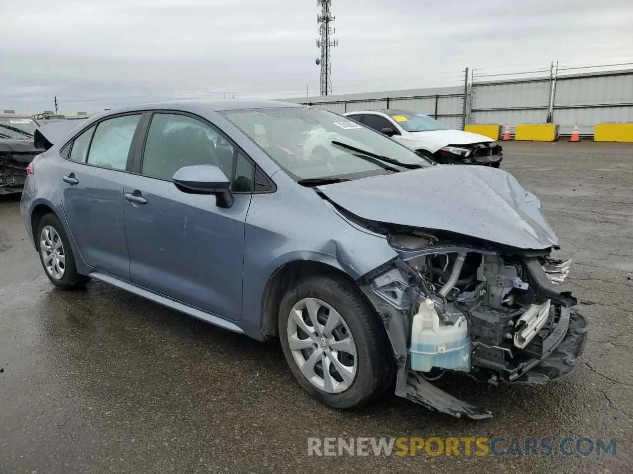 4 fotografías del automóvil dañado 5YFEPMAE3NP369497 TOYOTA COROLLA 2022