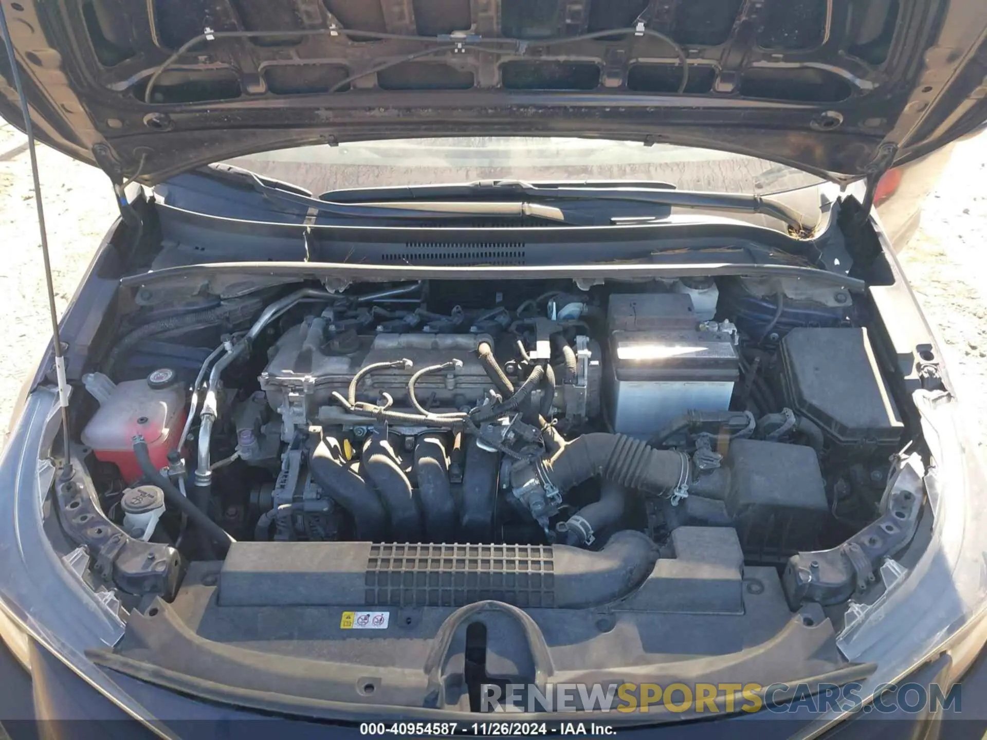 10 fotografías del automóvil dañado 5YFEPMAE3NP371783 TOYOTA COROLLA 2022