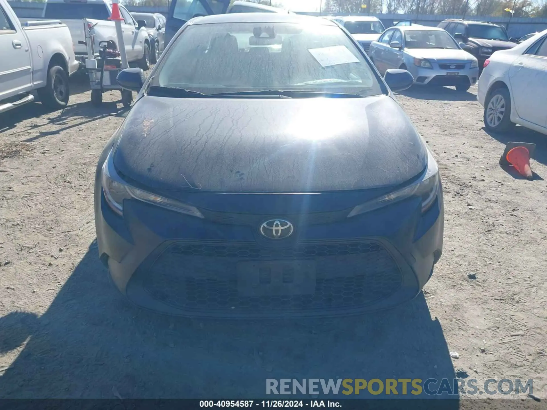 12 fotografías del automóvil dañado 5YFEPMAE3NP371783 TOYOTA COROLLA 2022