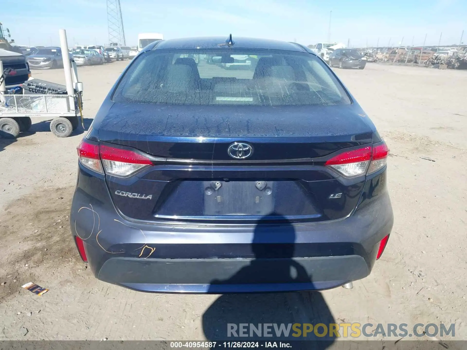 16 fotografías del automóvil dañado 5YFEPMAE3NP371783 TOYOTA COROLLA 2022