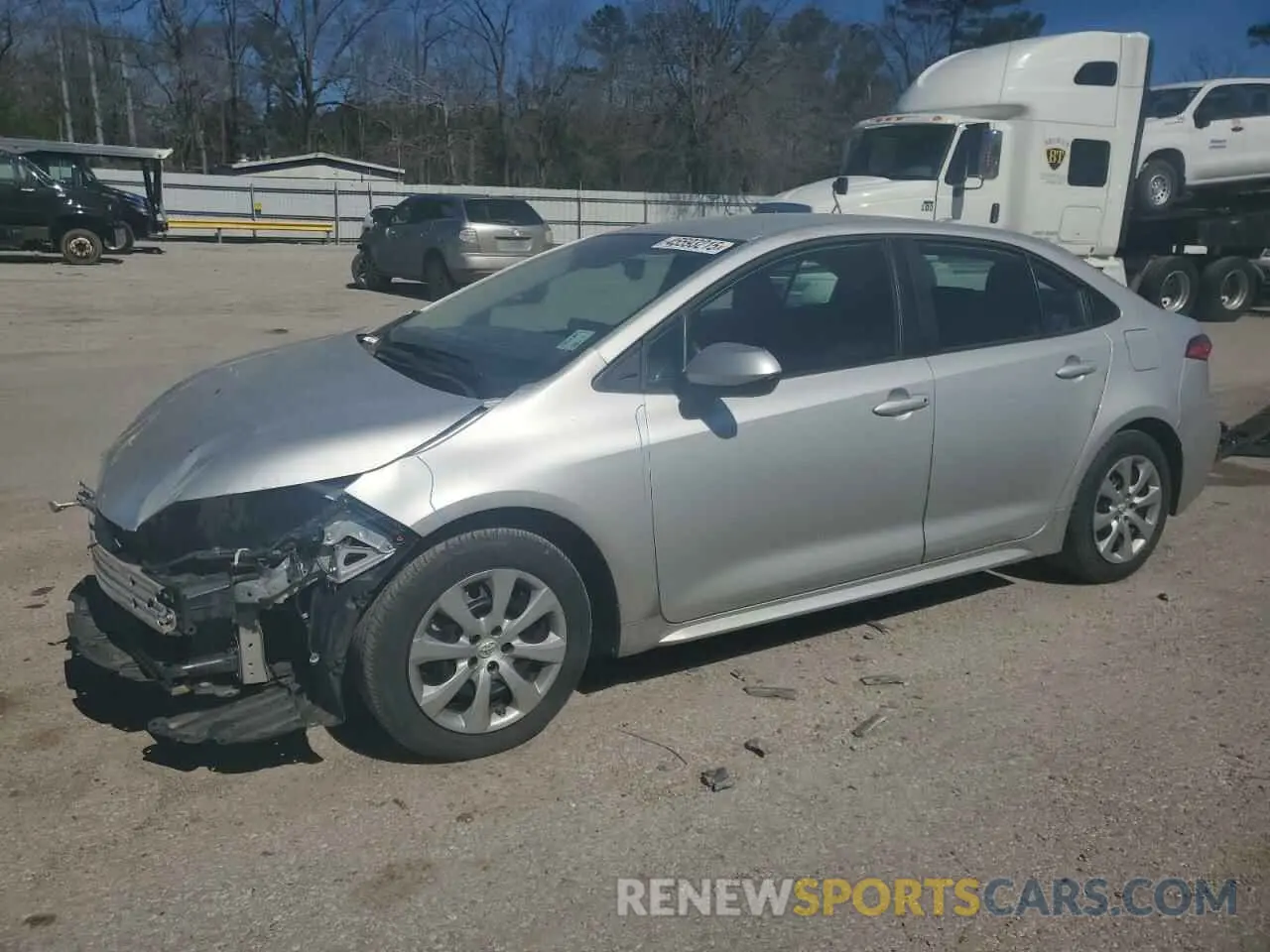 1 fotografías del automóvil dañado 5YFEPMAE3NP380760 TOYOTA COROLLA 2022