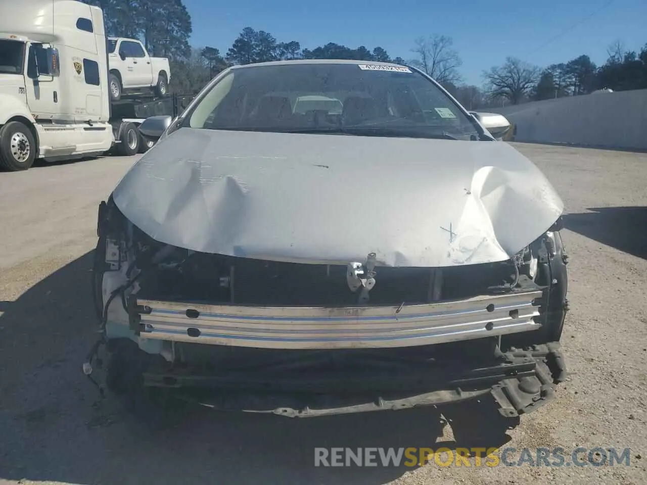 5 fotografías del automóvil dañado 5YFEPMAE3NP380760 TOYOTA COROLLA 2022