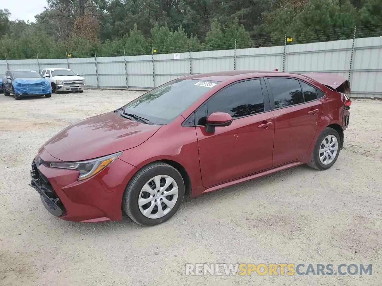 1 fotografías del automóvil dañado 5YFEPMAE3NP388891 TOYOTA COROLLA 2022