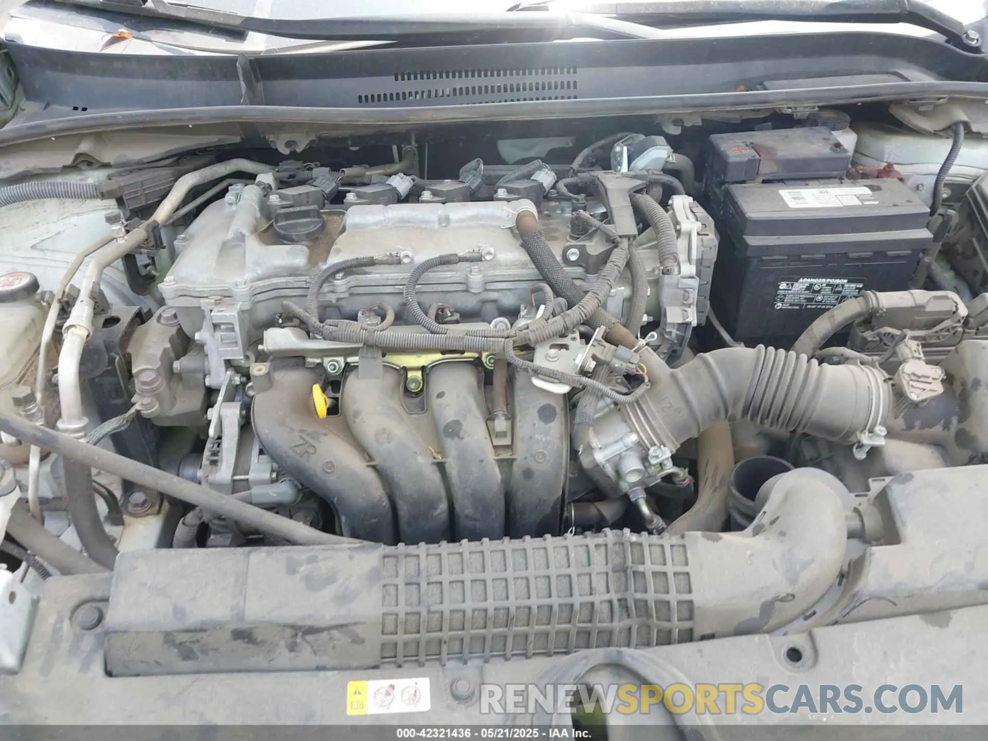 10 fotografías del automóvil dañado 5YFEPMAE4NP273409 TOYOTA COROLLA 2022