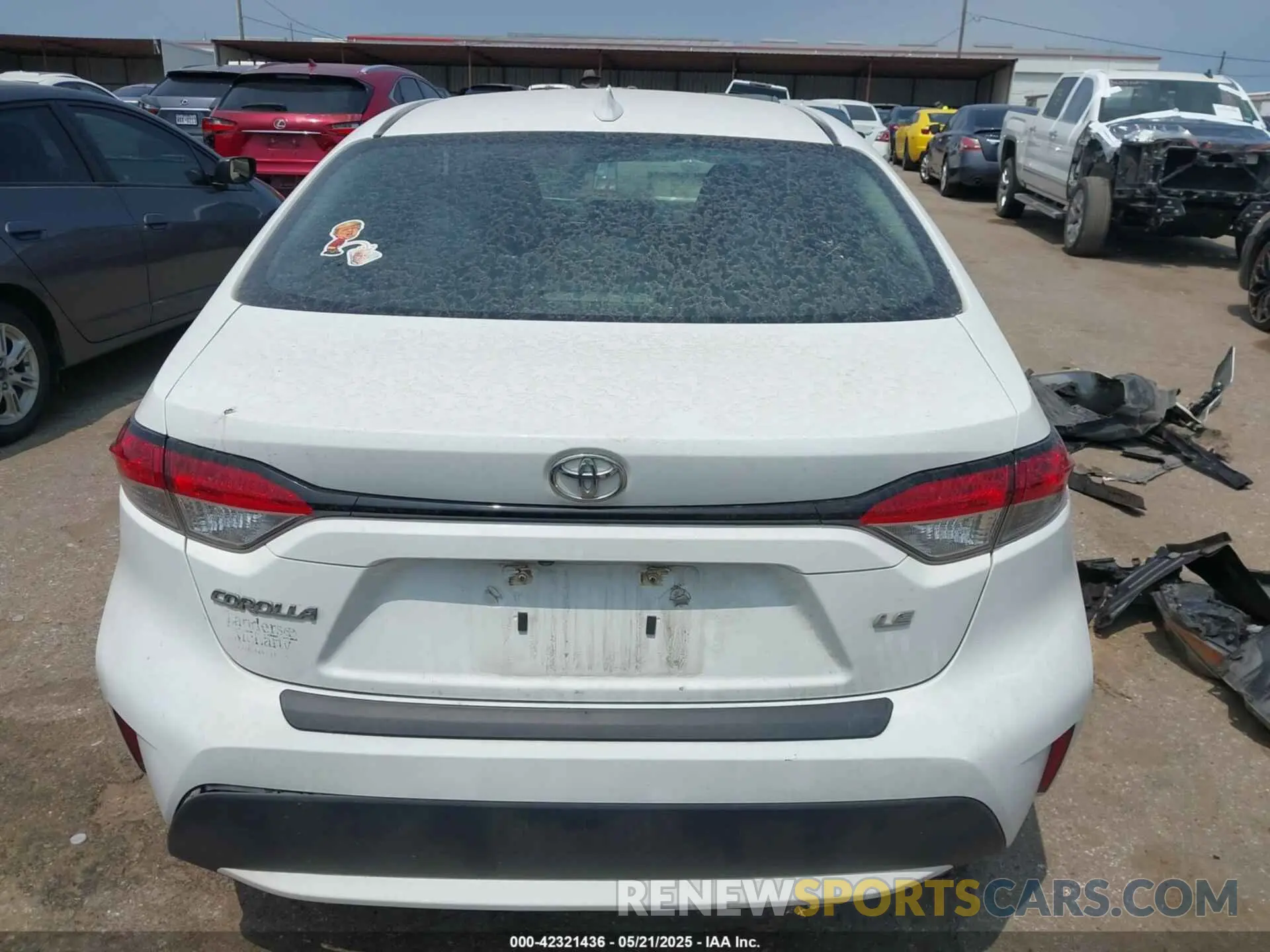 16 fotografías del automóvil dañado 5YFEPMAE4NP273409 TOYOTA COROLLA 2022