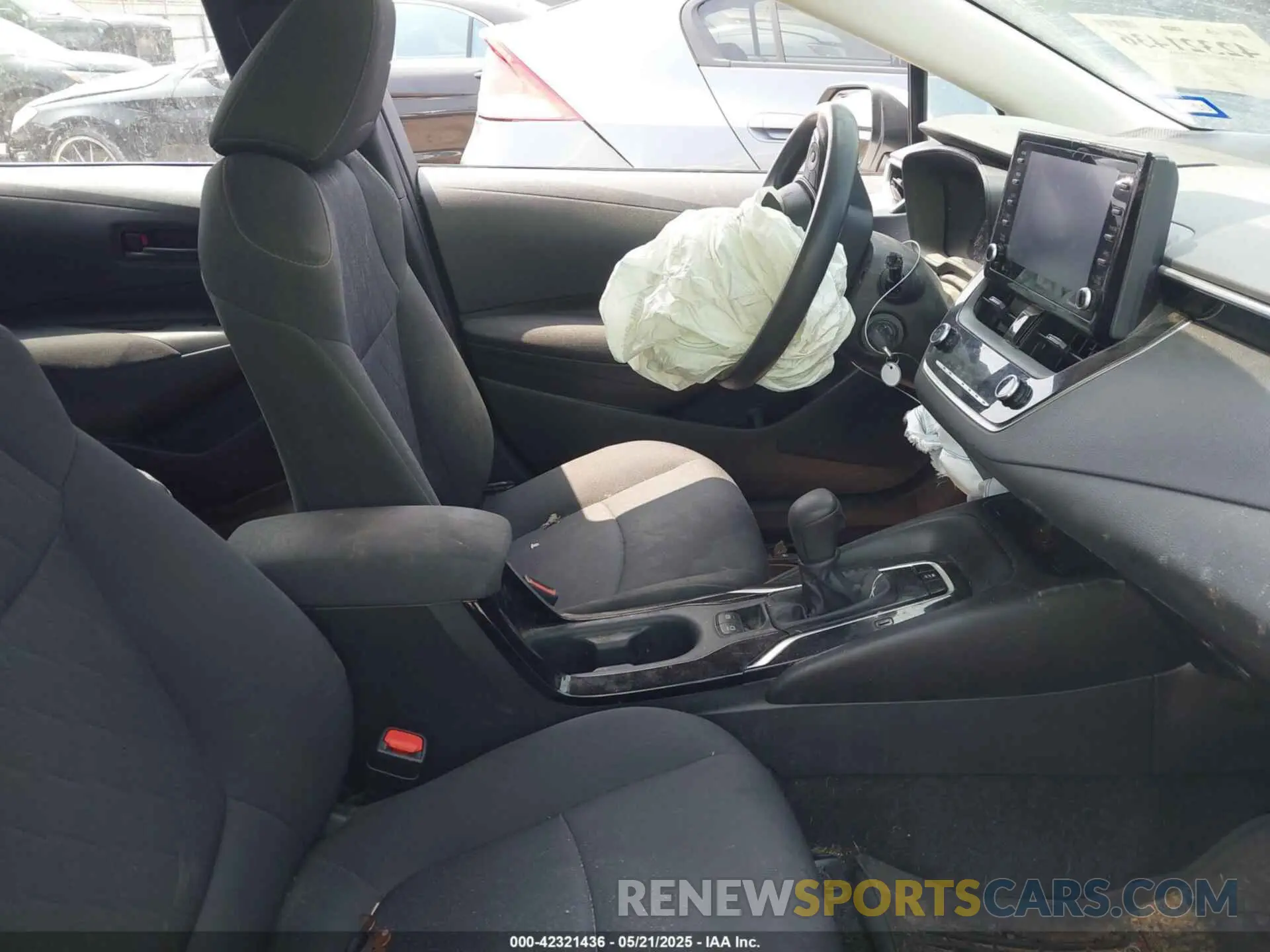5 fotografías del automóvil dañado 5YFEPMAE4NP273409 TOYOTA COROLLA 2022