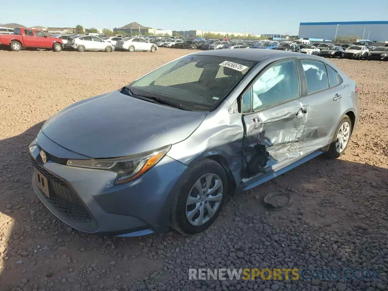 1 fotografías del automóvil dañado 5YFEPMAE4NP277587 TOYOTA COROLLA 2022