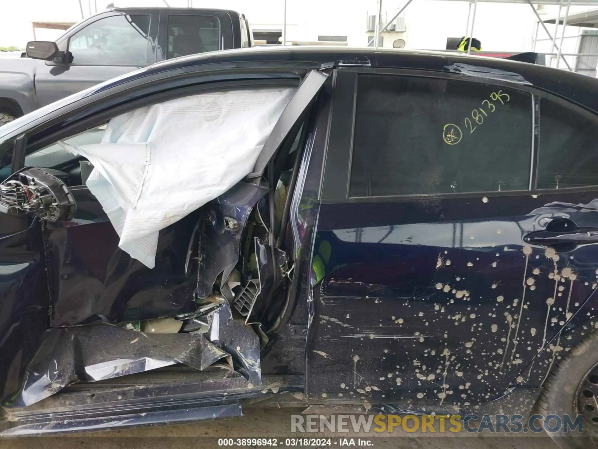13 fotografías del automóvil dañado 5YFEPMAE4NP281395 TOYOTA COROLLA 2022