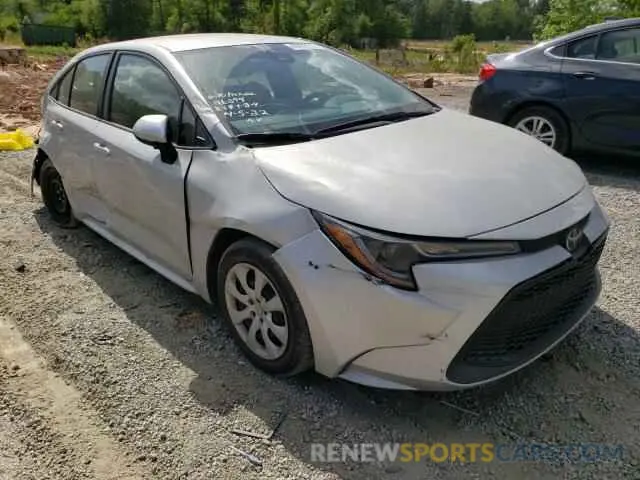 1 fotografías del automóvil dañado 5YFEPMAE4NP281851 TOYOTA COROLLA 2022