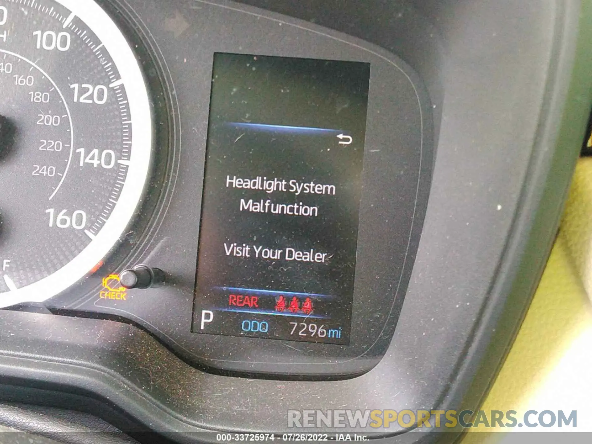 7 fotografías del automóvil dañado 5YFEPMAE4NP282644 TOYOTA COROLLA 2022