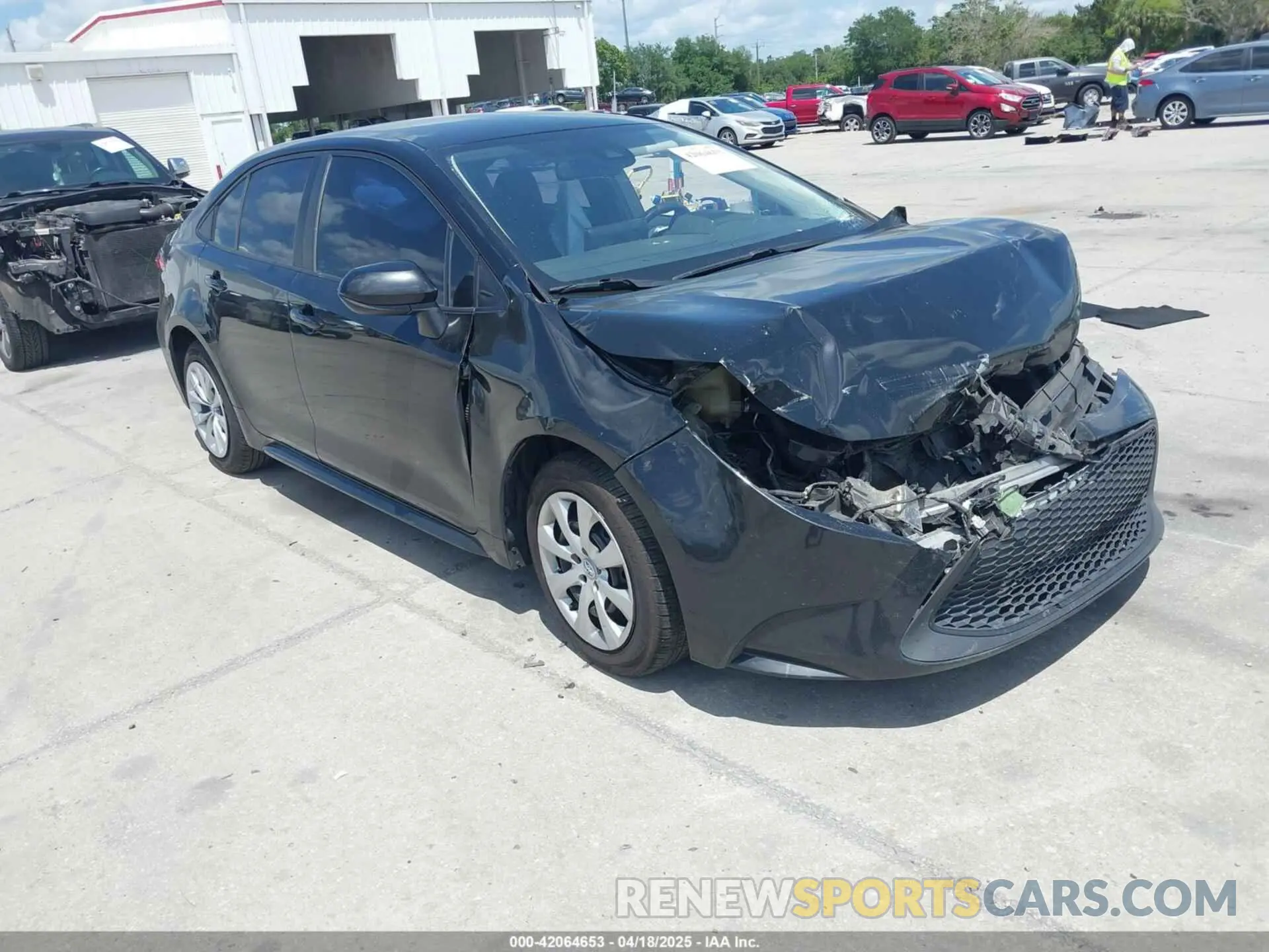 1 fotografías del automóvil dañado 5YFEPMAE4NP283342 TOYOTA COROLLA 2022