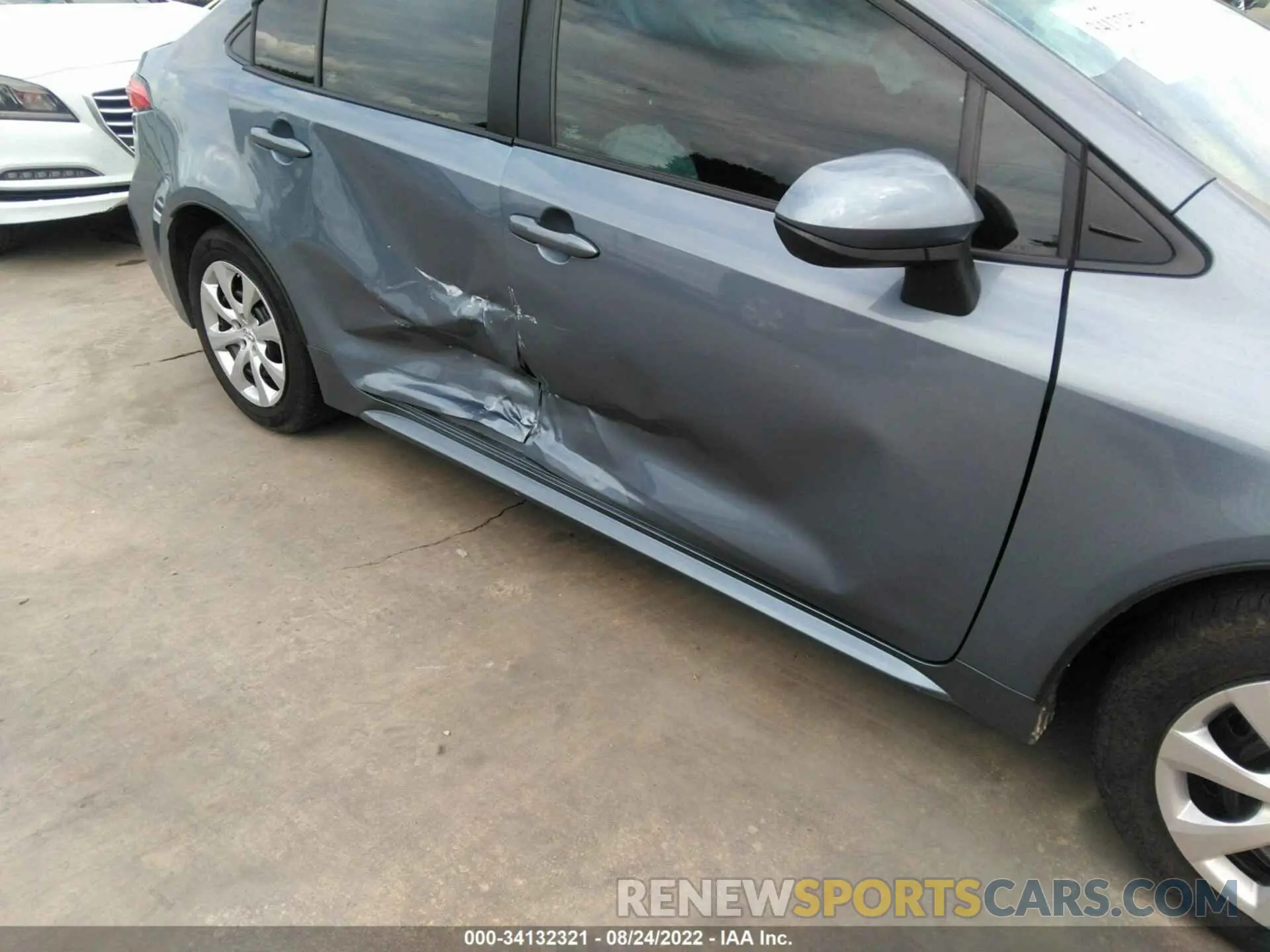 6 fotografías del automóvil dañado 5YFEPMAE4NP284152 TOYOTA COROLLA 2022
