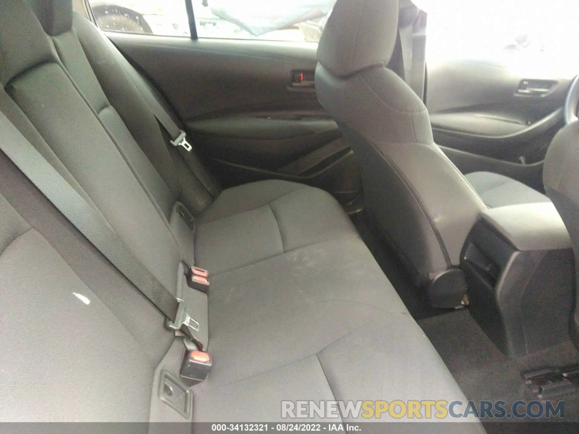 8 fotografías del automóvil dañado 5YFEPMAE4NP284152 TOYOTA COROLLA 2022