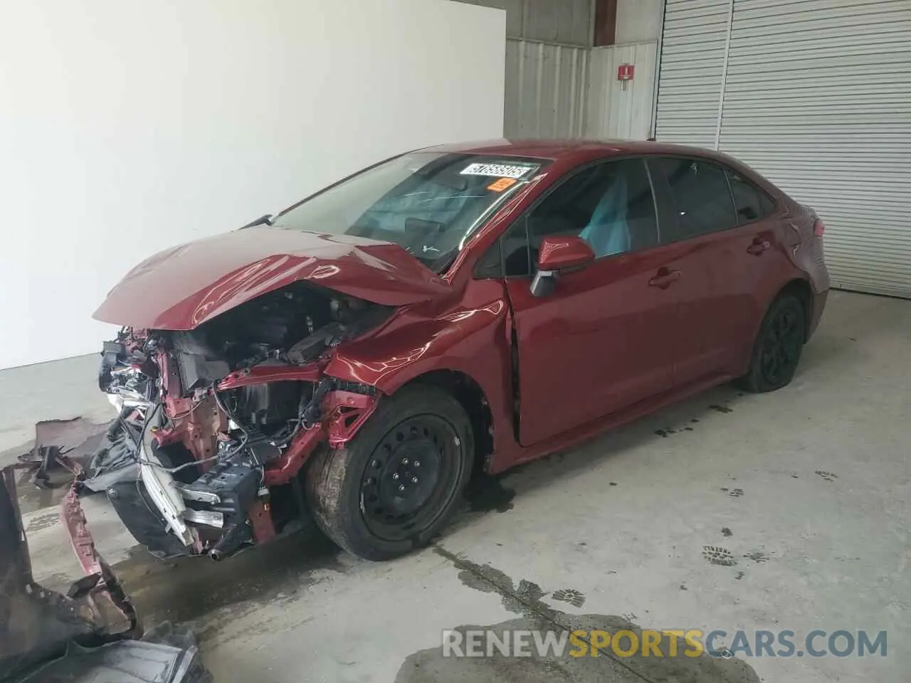 1 fotografías del automóvil dañado 5YFEPMAE4NP288637 TOYOTA COROLLA 2022