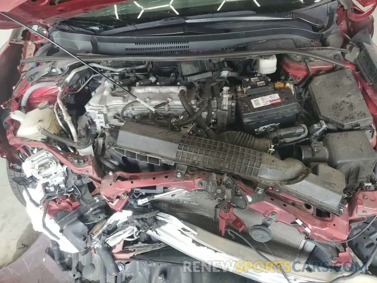 11 fotografías del automóvil dañado 5YFEPMAE4NP288637 TOYOTA COROLLA 2022